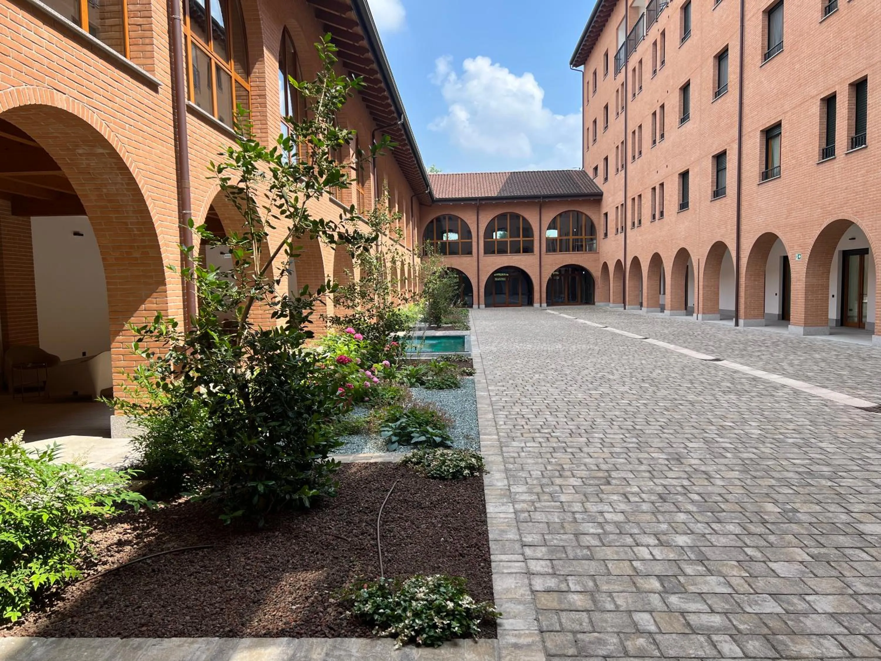 Garden view in Corte Milano