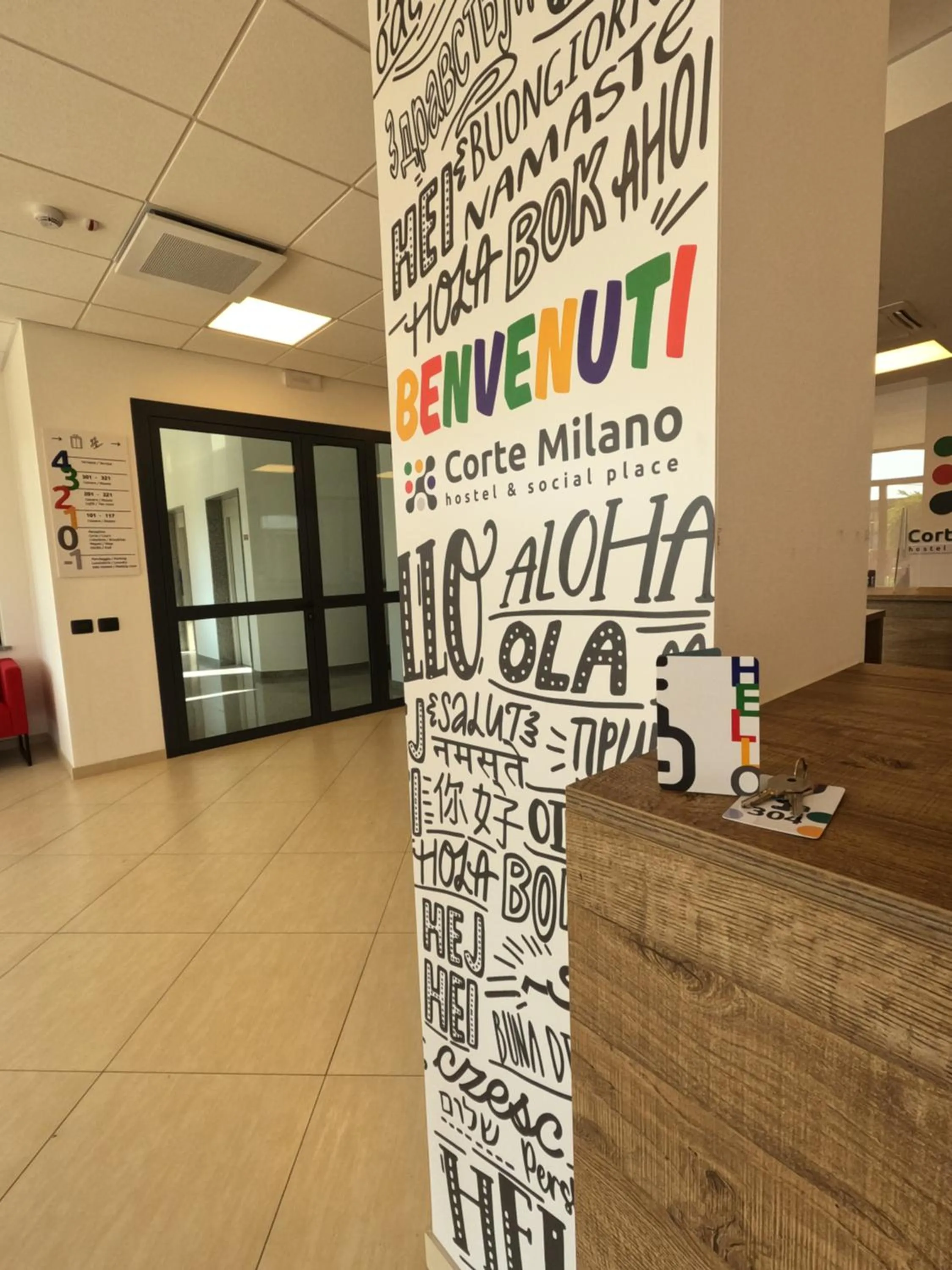 Lobby or reception in Corte Milano