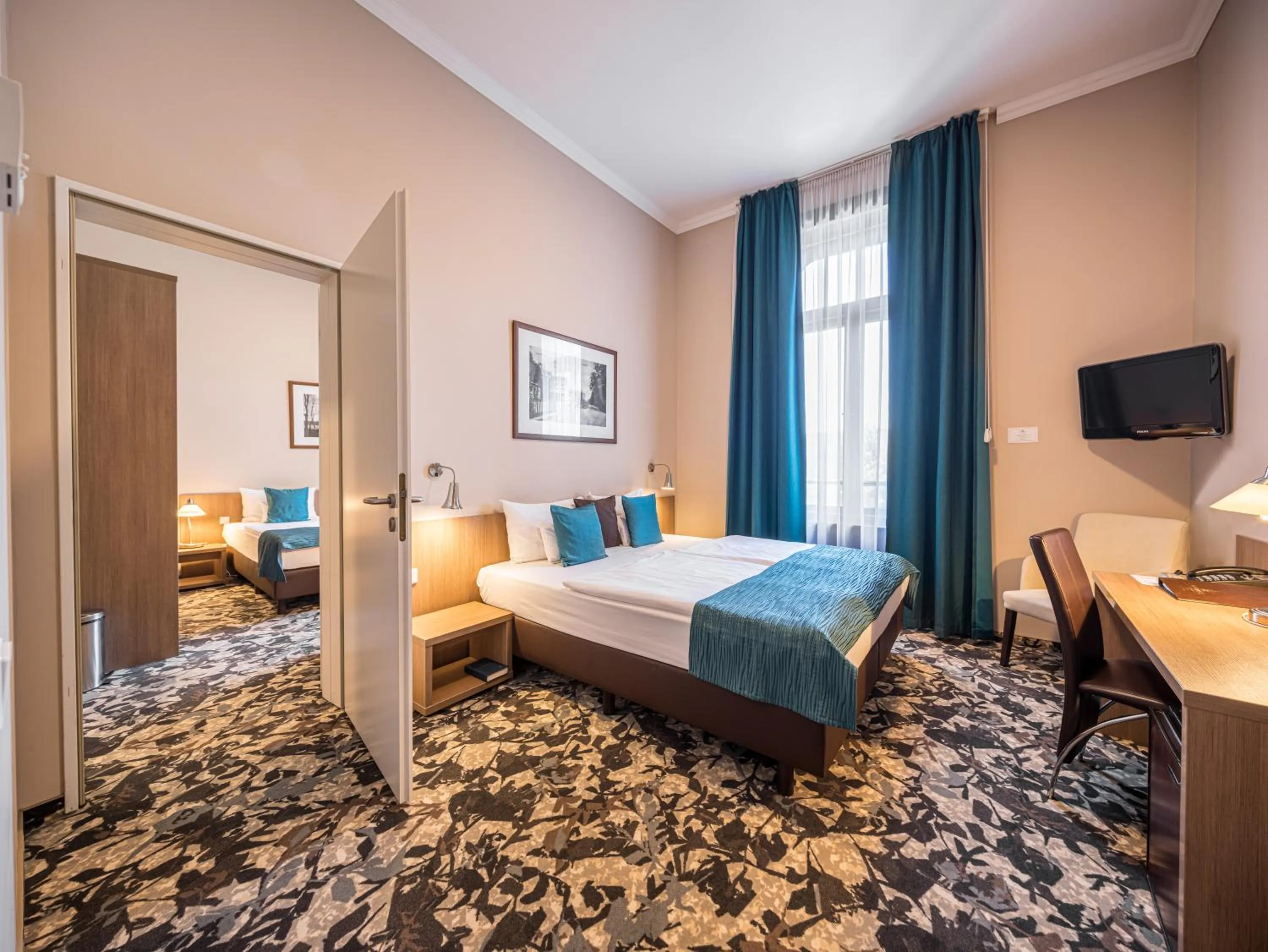 Bedroom, Bed in Erzsébet Királyné Szálloda