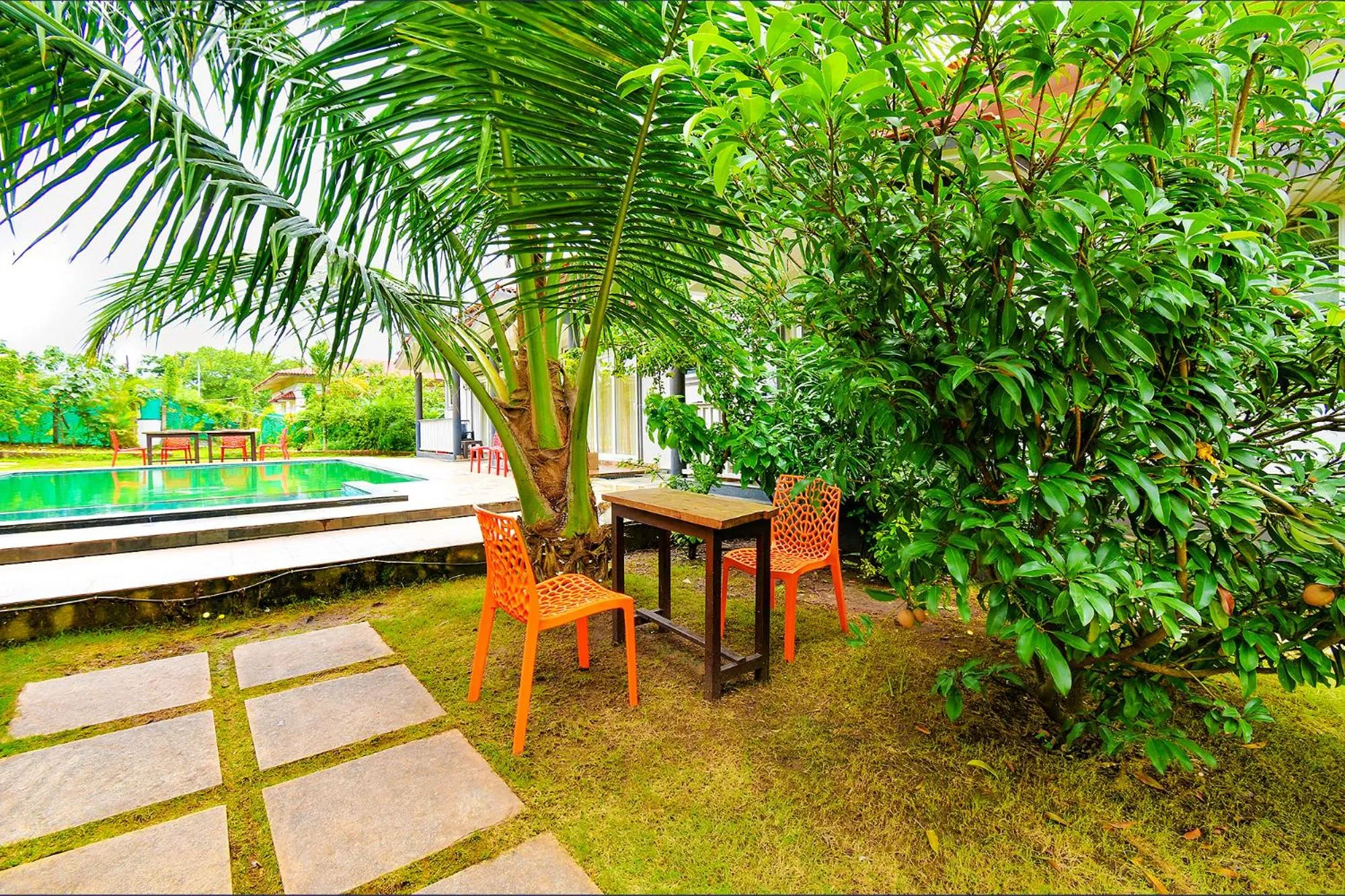 Seating area in FabEscape Vagator Retreat Resort With Swimming Pool - Nr Vagator Beach