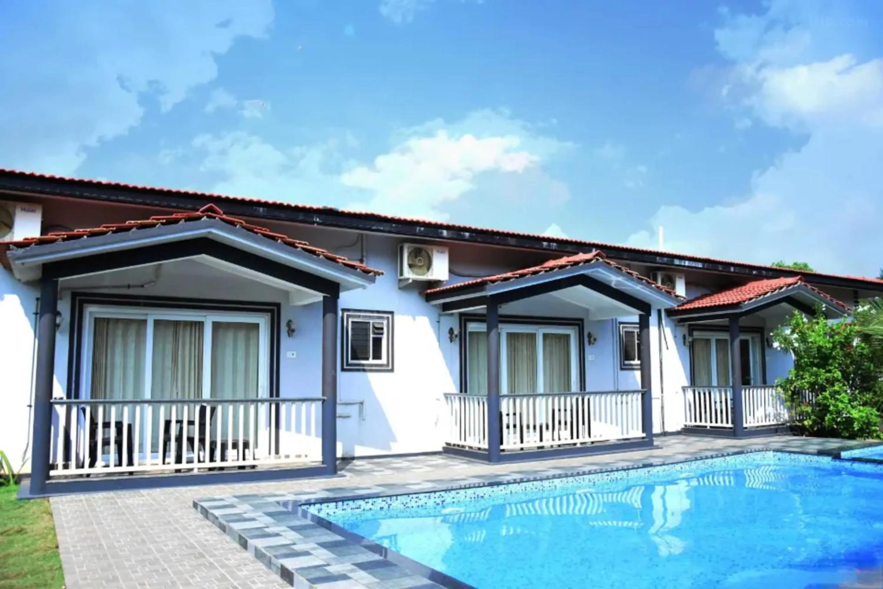 Property building in FabEscape Vagator Retreat Resort With Swimming Pool - Nr Vagator Beach