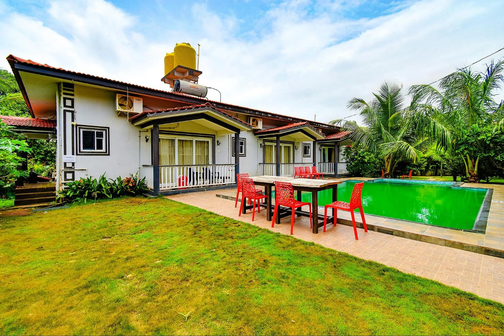 Seating area in FabEscape Vagator Retreat Resort With Swimming Pool - Nr Vagator Beach