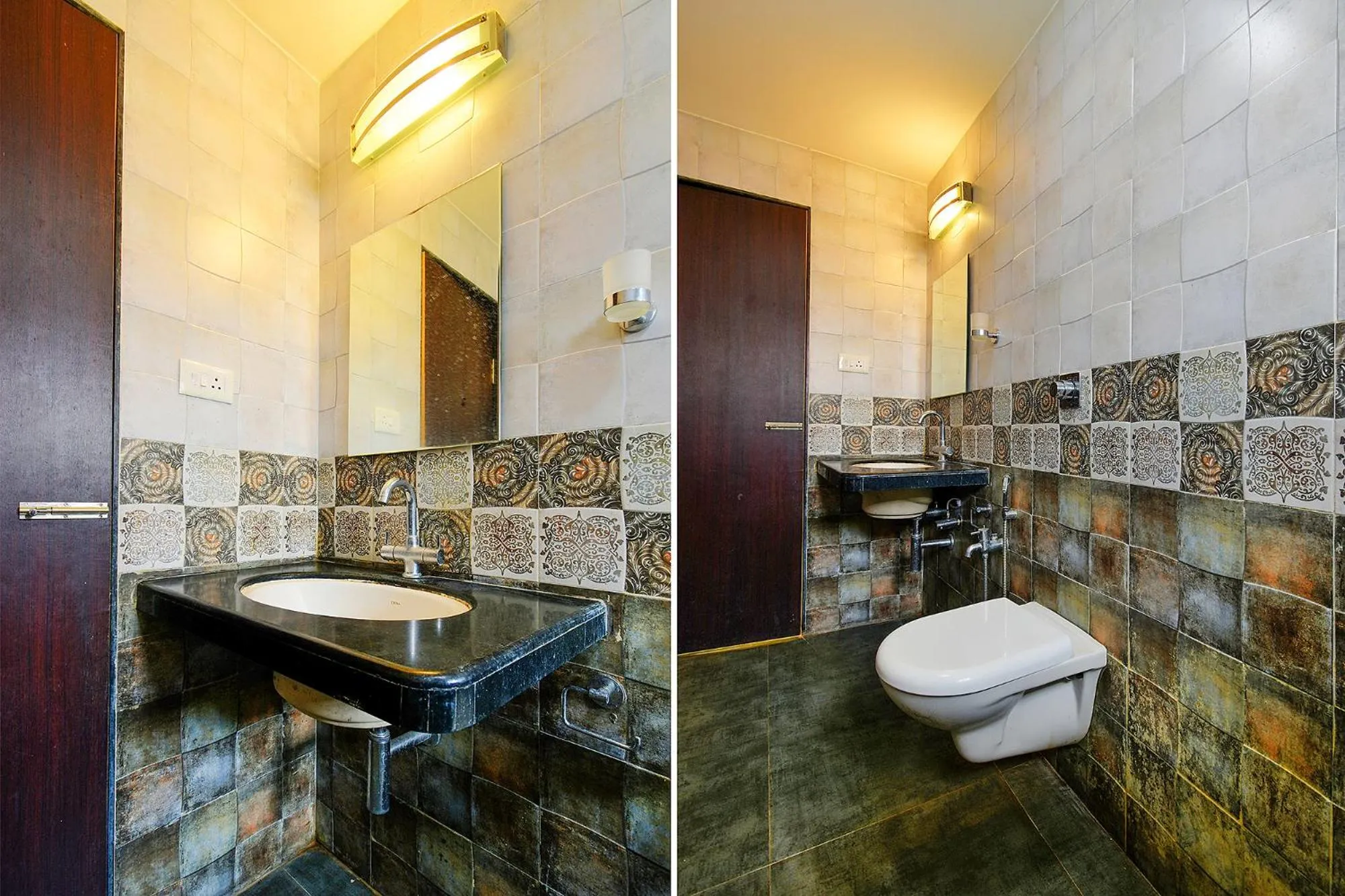 Bathroom in FabEscape Vagator Retreat Resort With Swimming Pool - Nr Vagator Beach