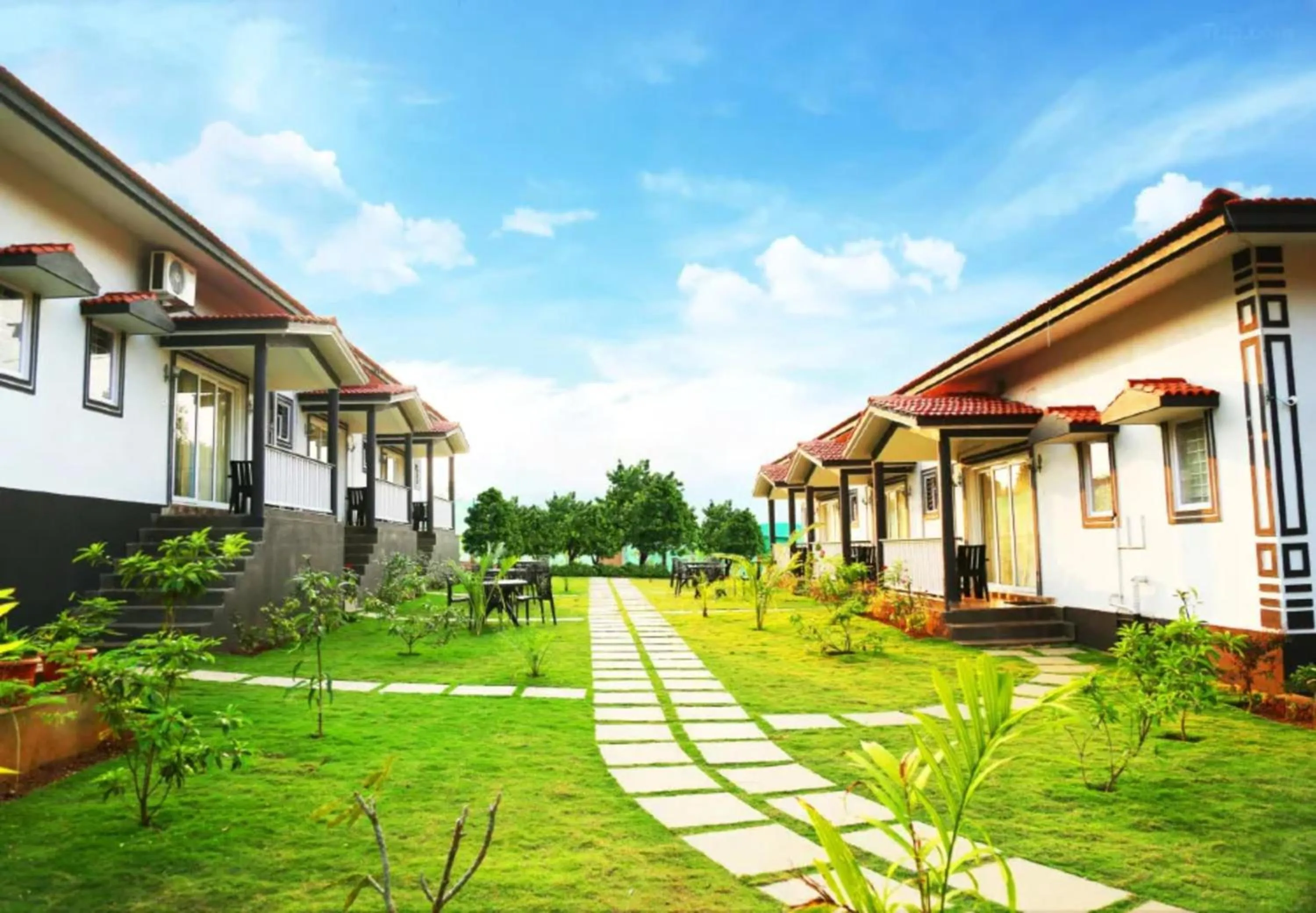 Lobby or reception in FabEscape Vagator Retreat Resort With Swimming Pool - Nr Vagator Beach