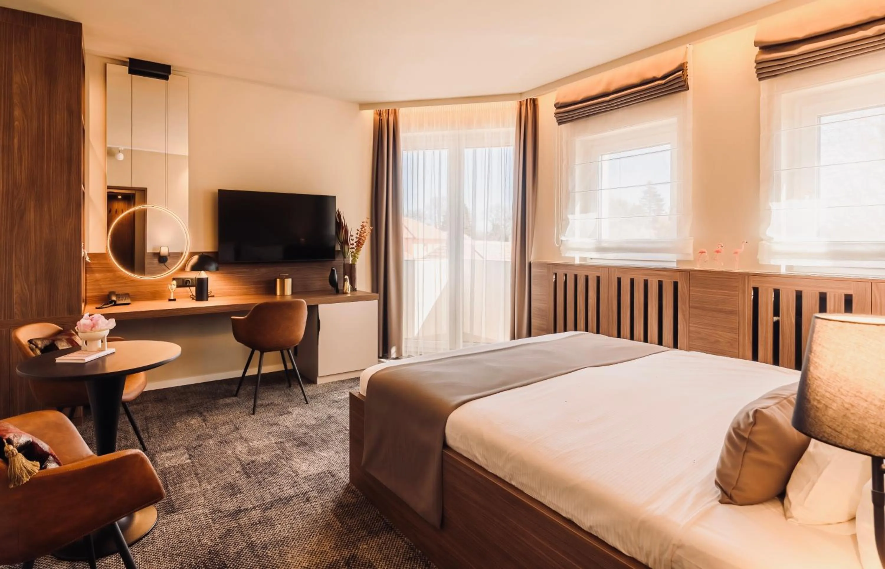 Photo of the whole room, Bed in Aqua Hotel Termál