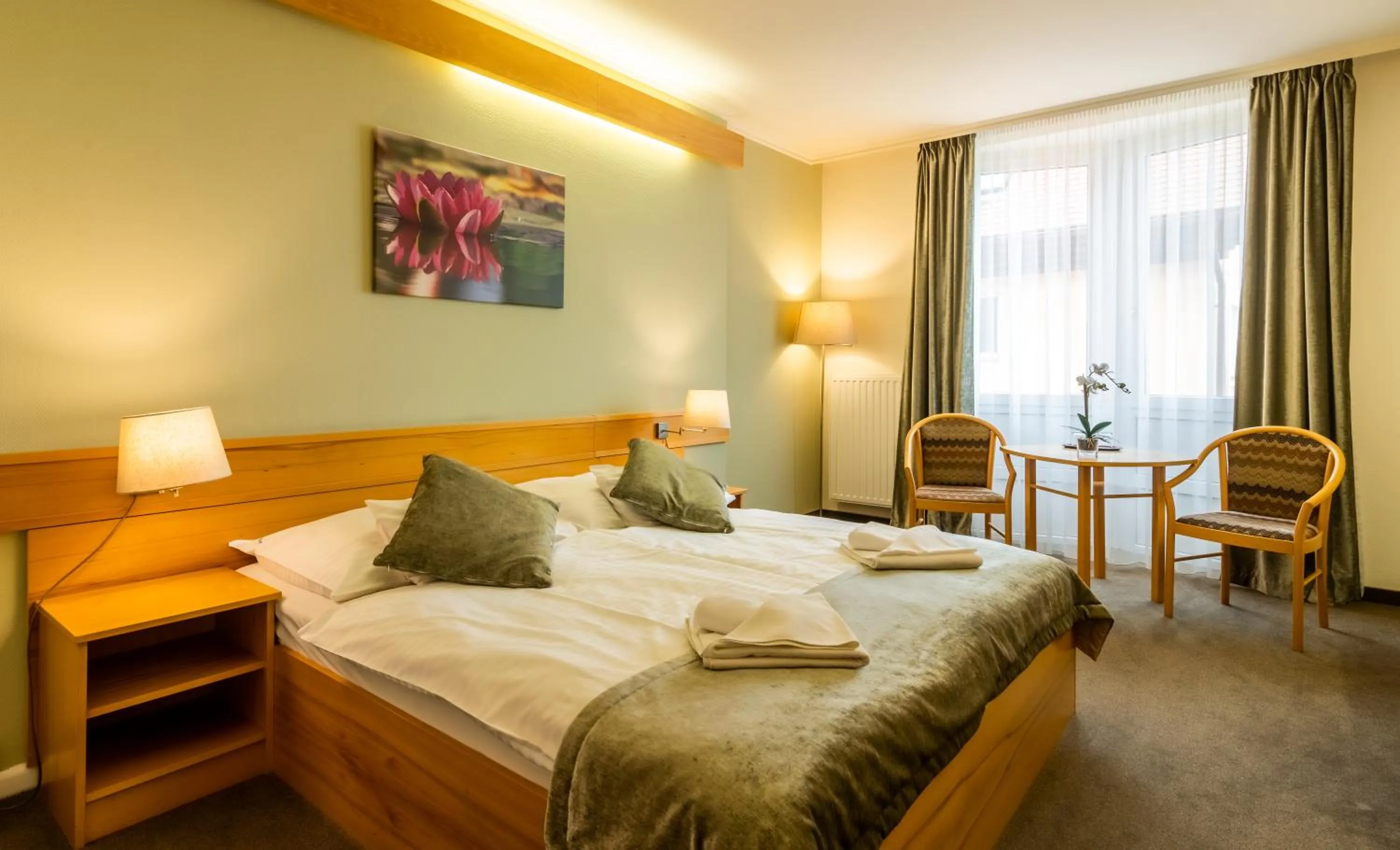 Photo of the whole room, Bed in Aqua Hotel Termál