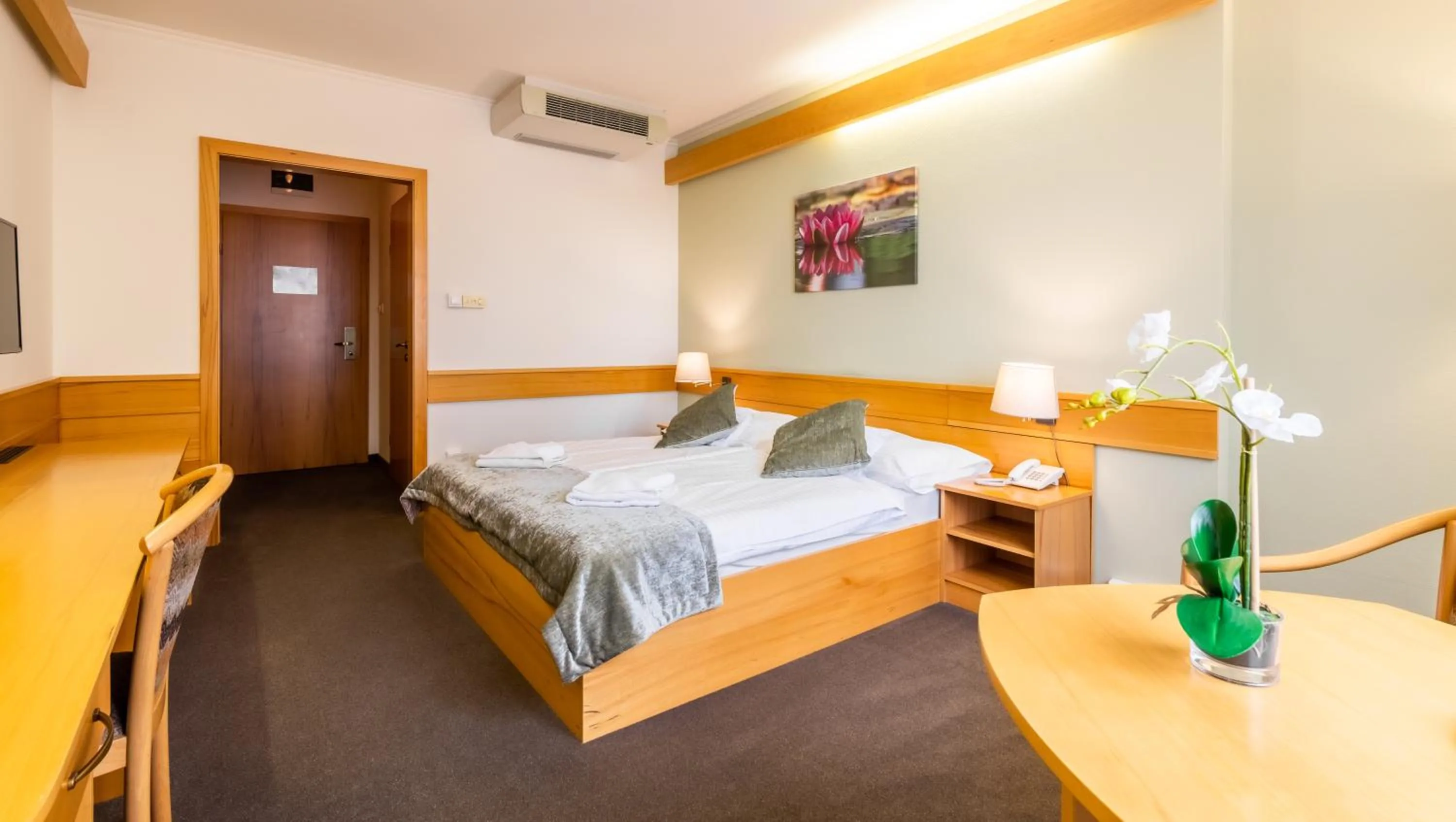 Photo of the whole room, Bed in Aqua Hotel Termál