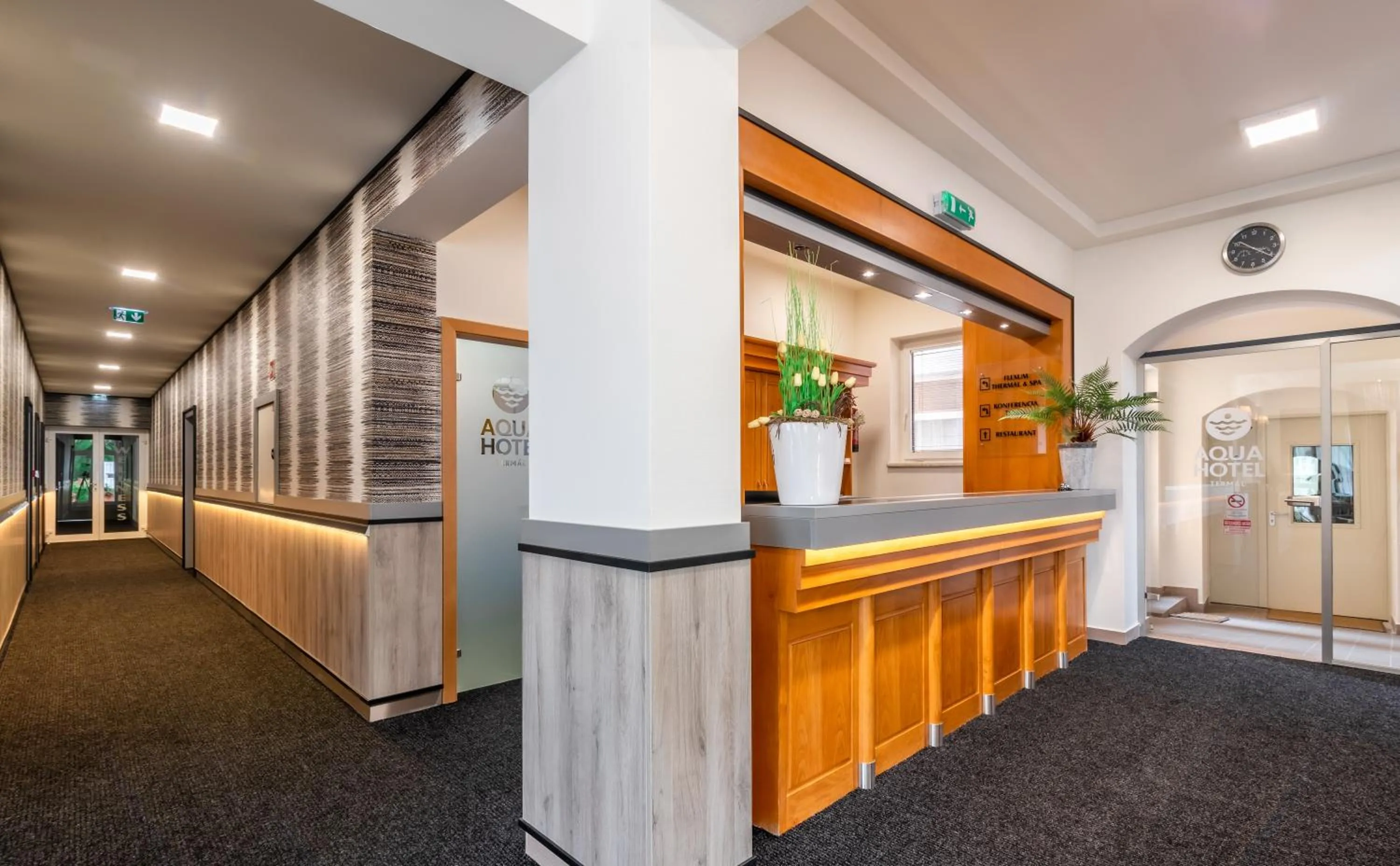 Lobby or reception in Aqua Hotel Termál
