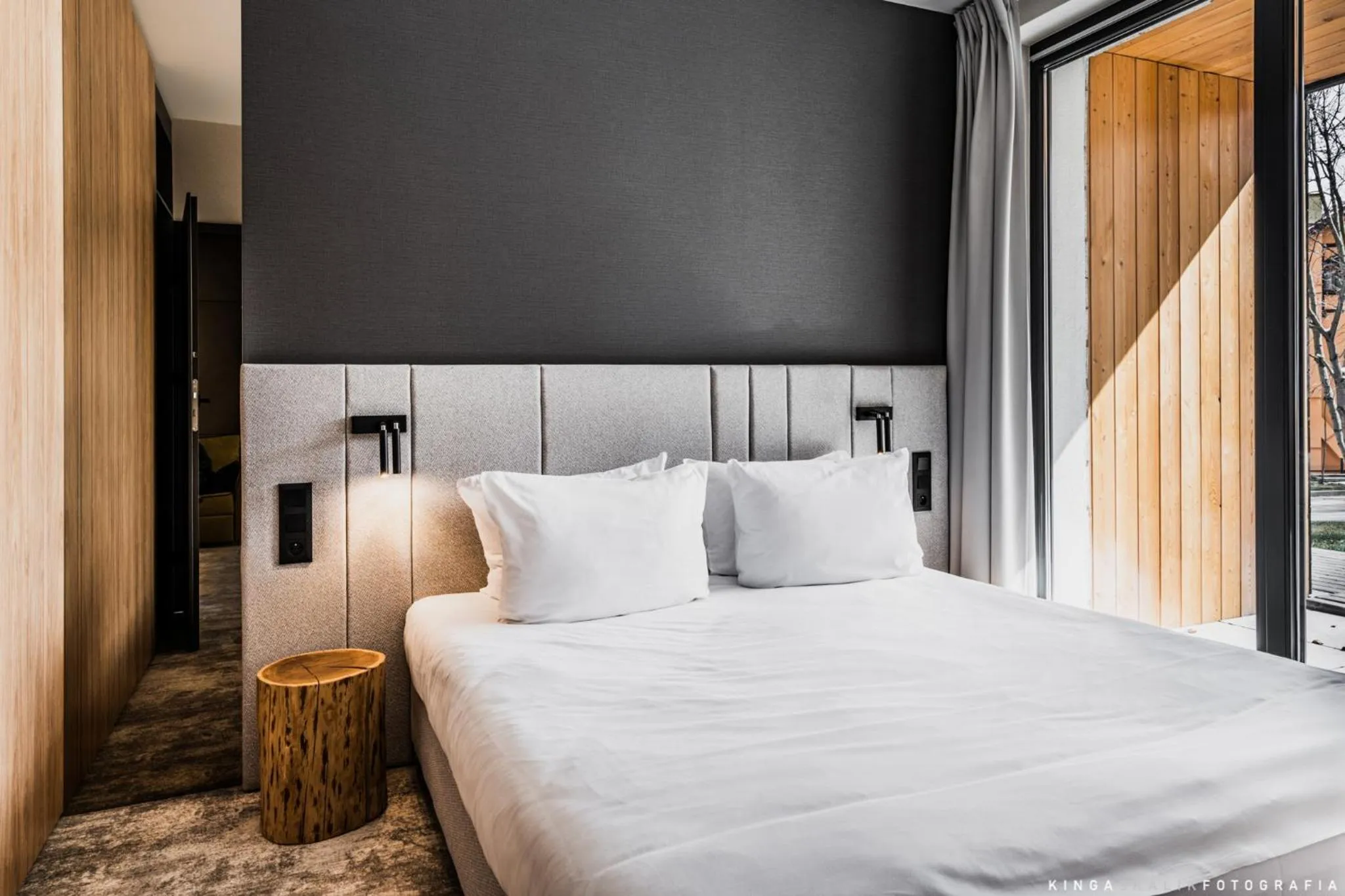 Bed in Tremonti Hotel Karpacz