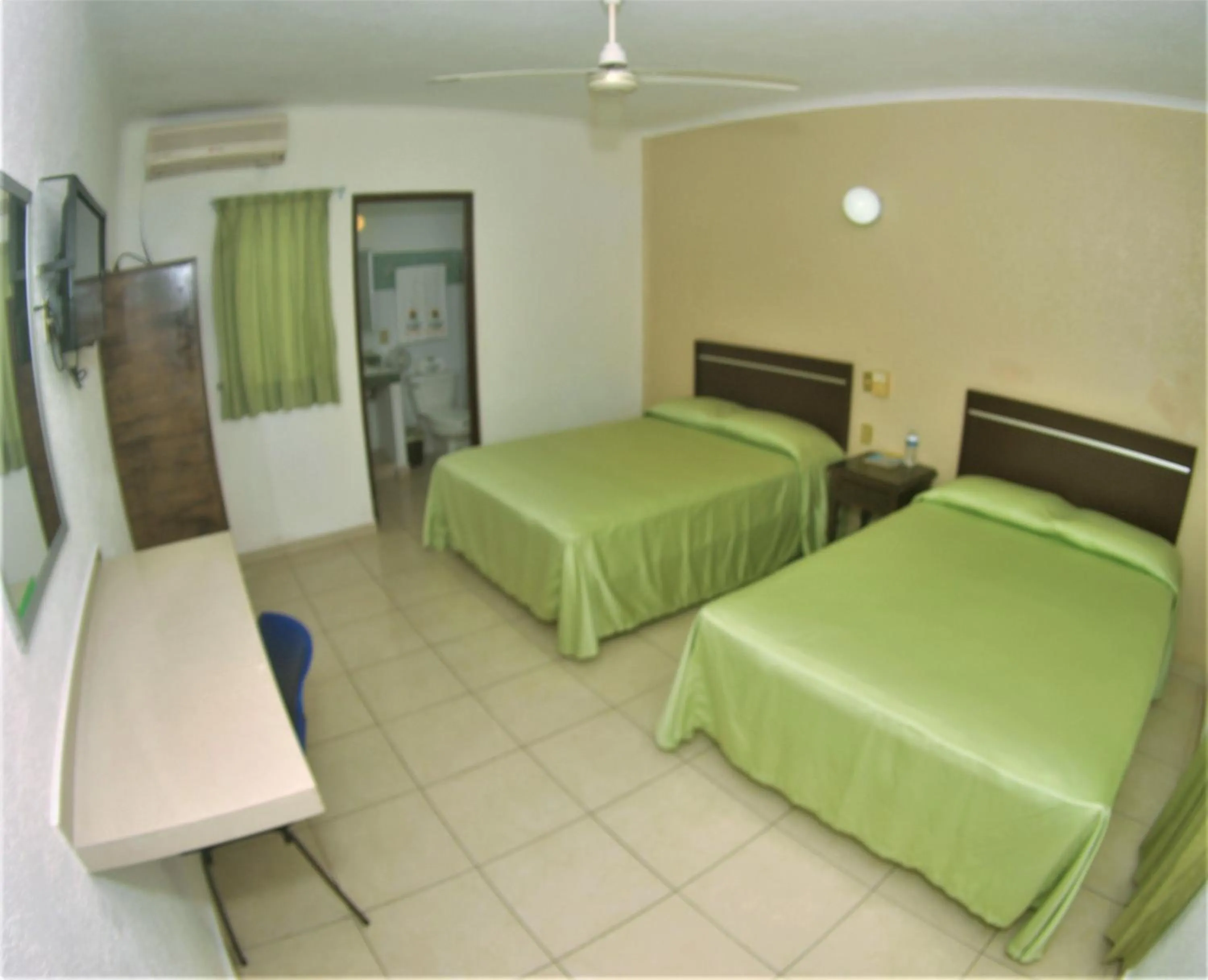 Bed in Hotel Rio Balsas