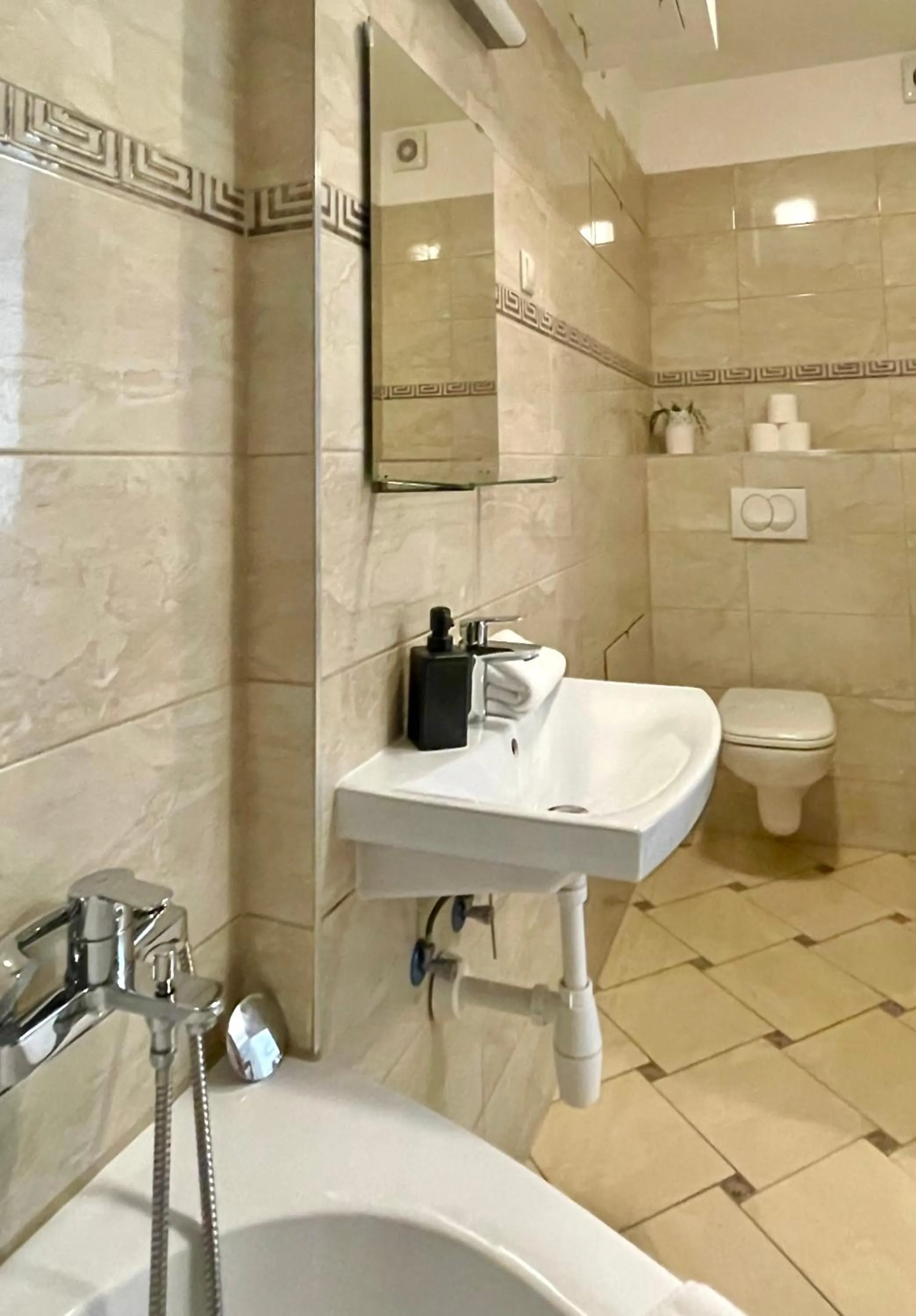 Bathroom in Central Passage Apartments by Vagabond Downtown