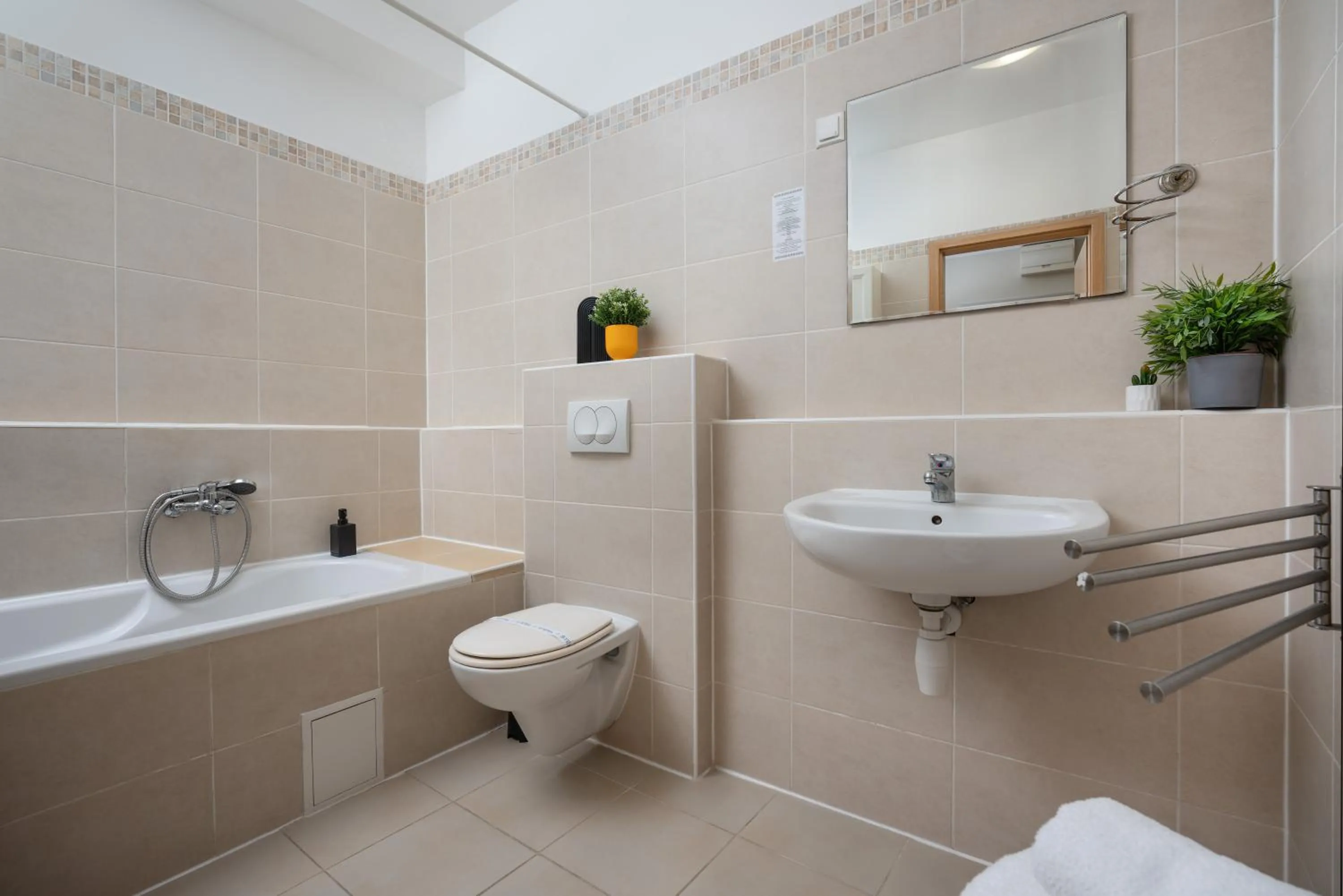 Bathroom in Central Passage Apartments by Vagabond Downtown