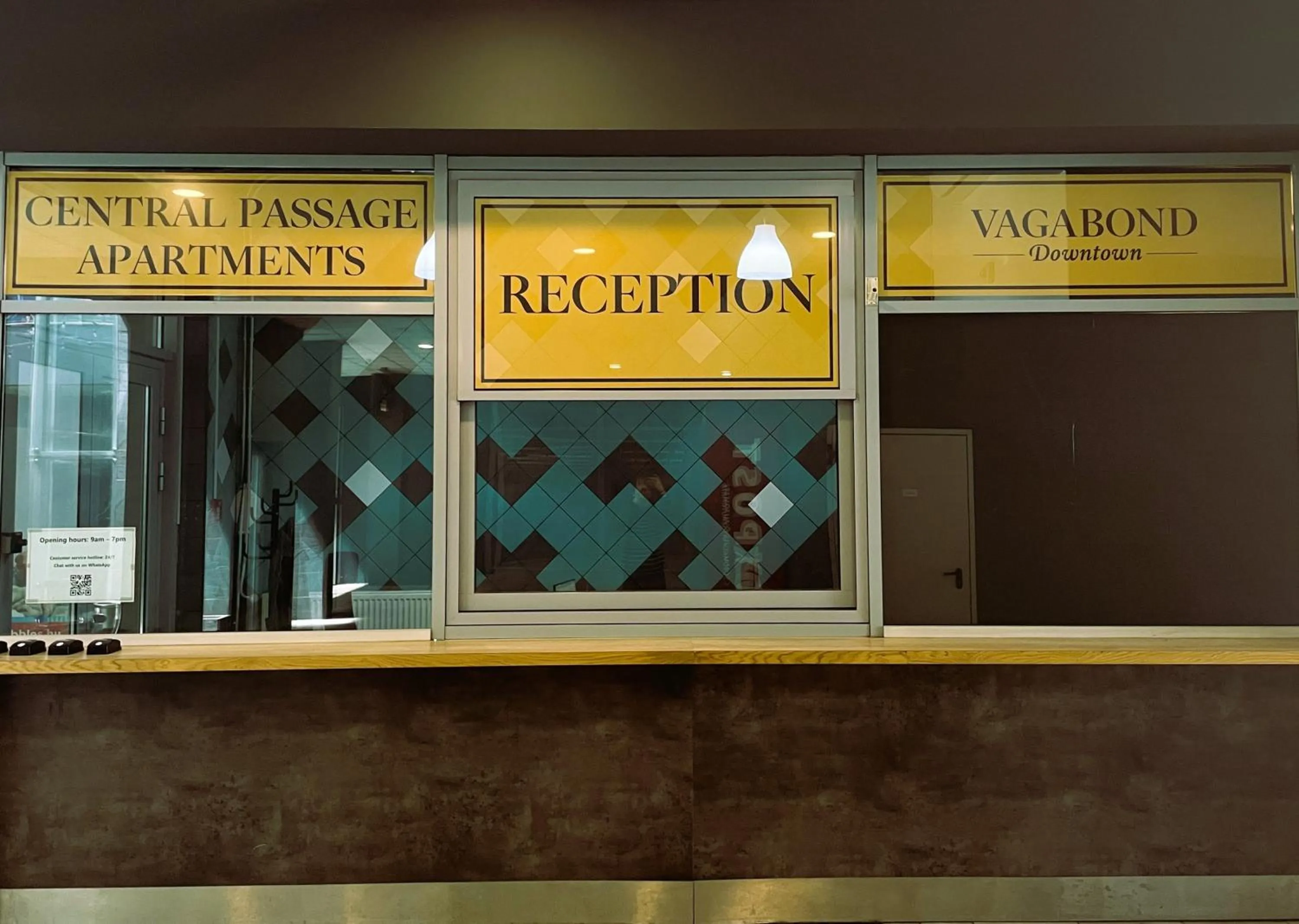 Lobby or reception in Central Passage Apartments by Vagabond Downtown