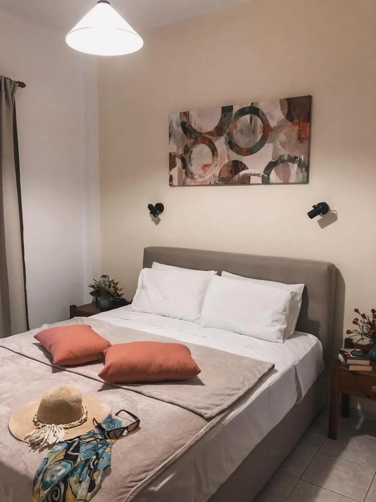 Bedroom, Bed in Anthoula Apartments