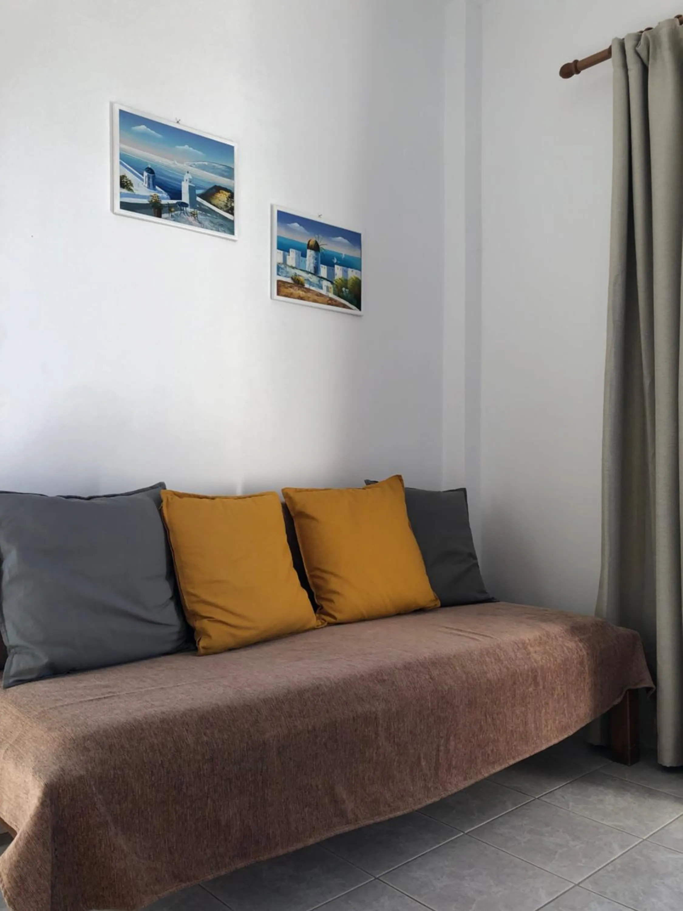 Living room in Anthoula Apartments