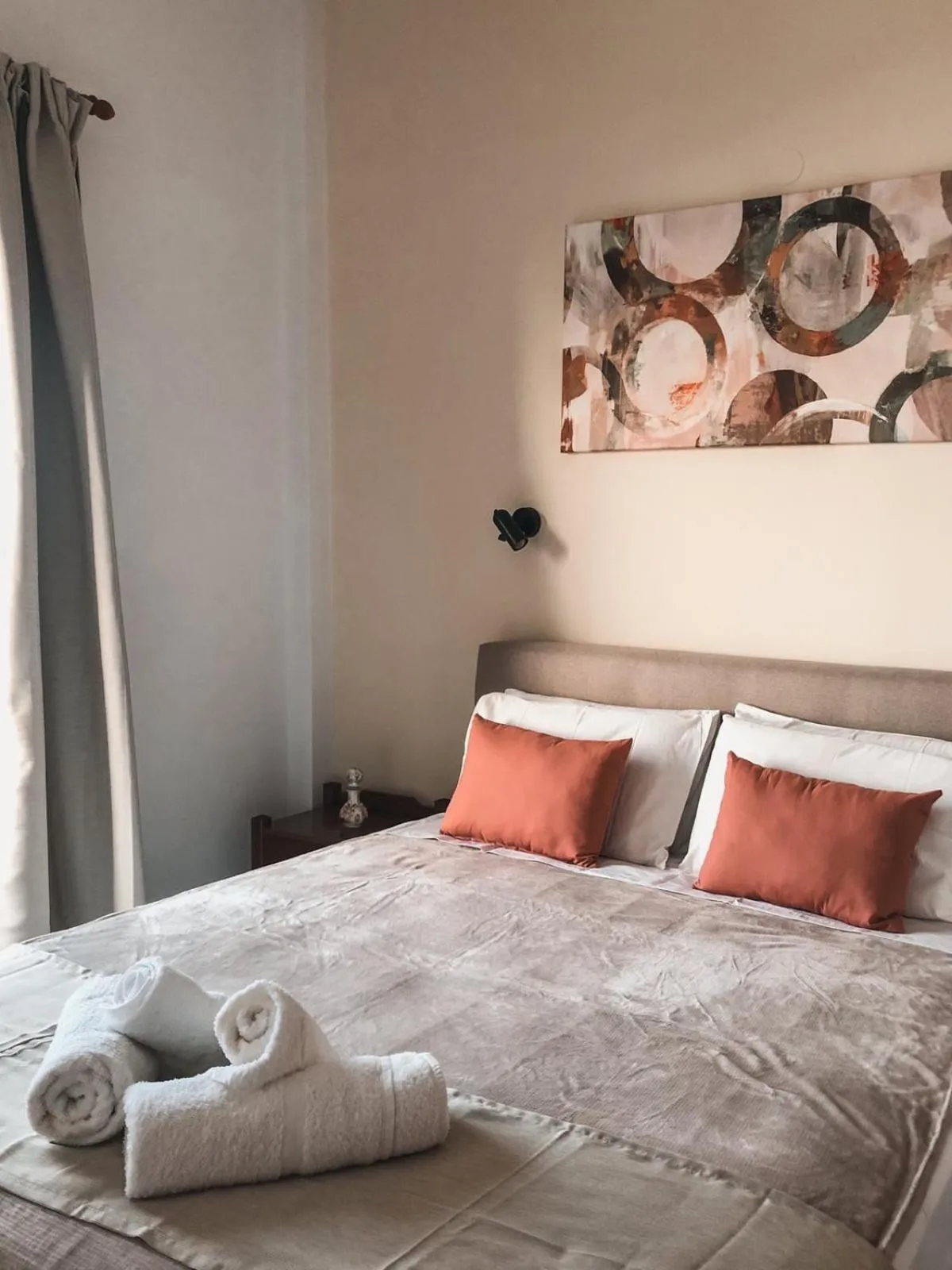 Bedroom, Bed in Anthoula Apartments