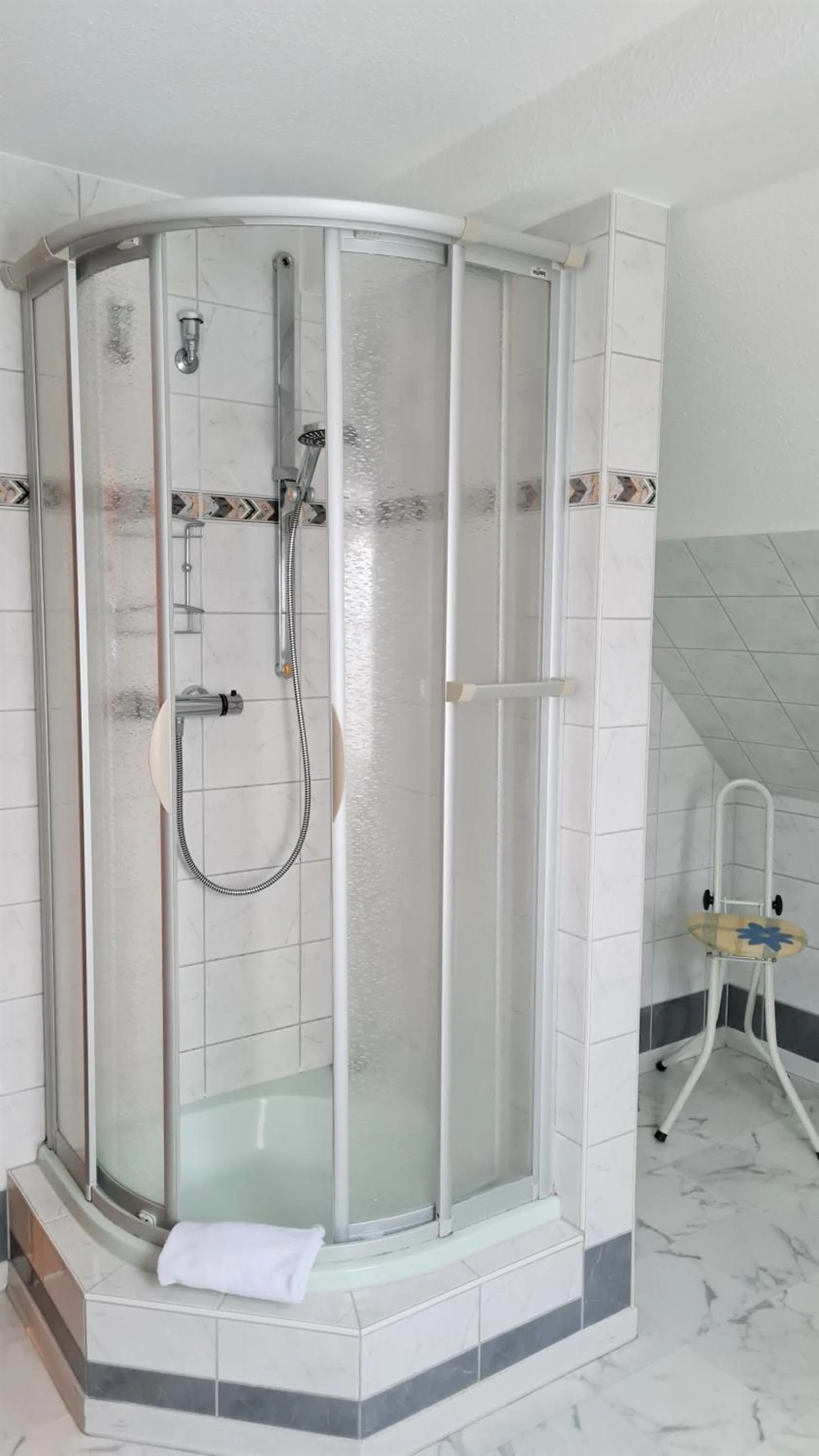 Shower in Pension Breitenborn