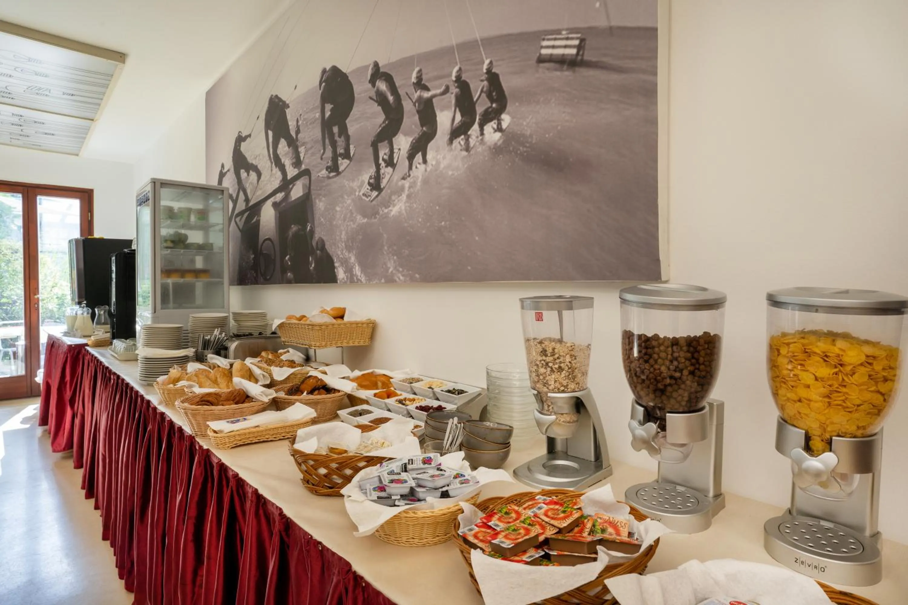 Buffet breakfast in Renegade Hotel