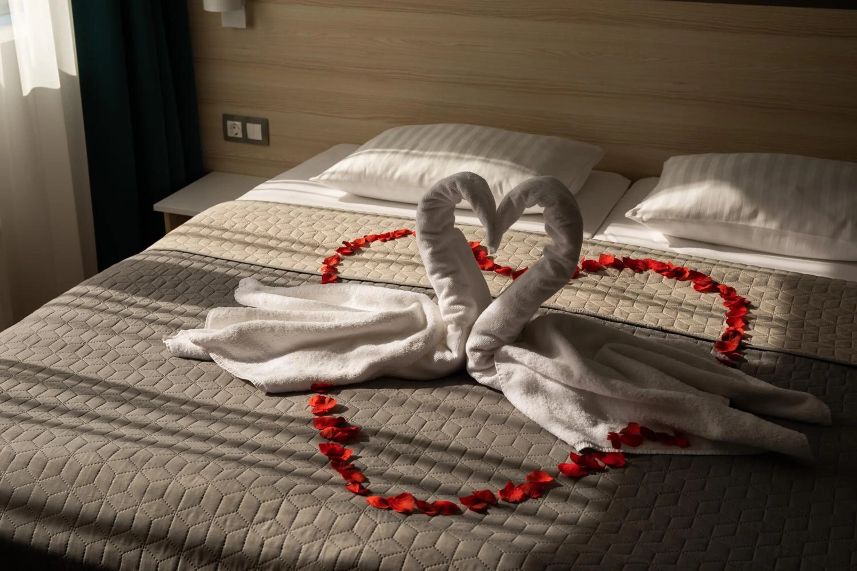 Bedroom in Kristály Hotel