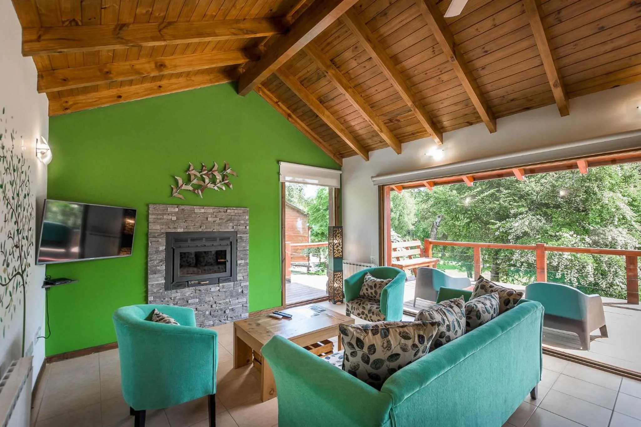 Living room in Solar Selvana - Casas de montaña
