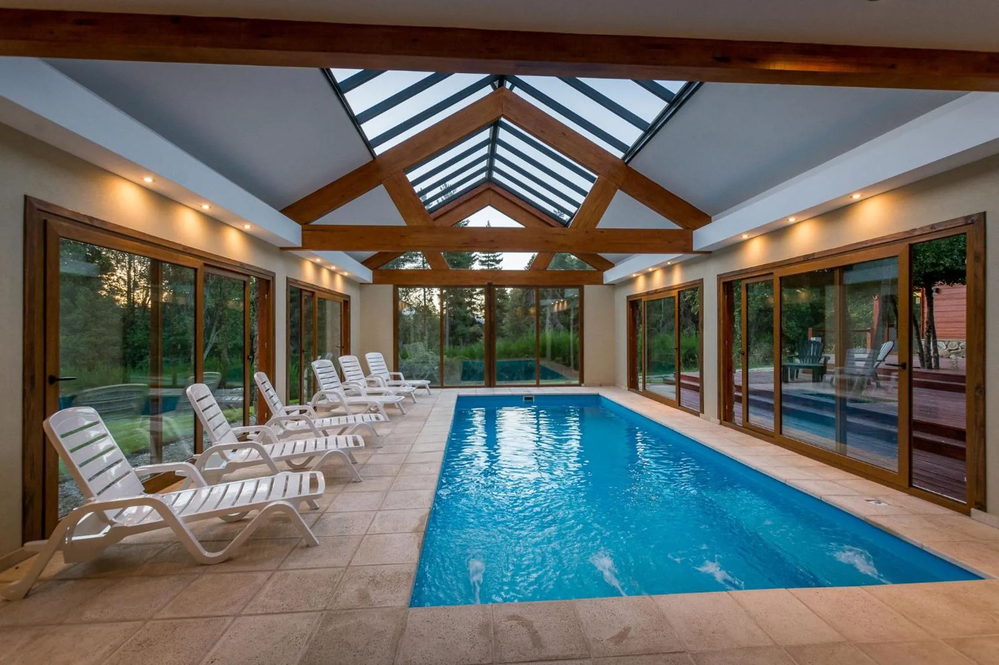 Swimming pool in Solar Selvana - Casas de montaña