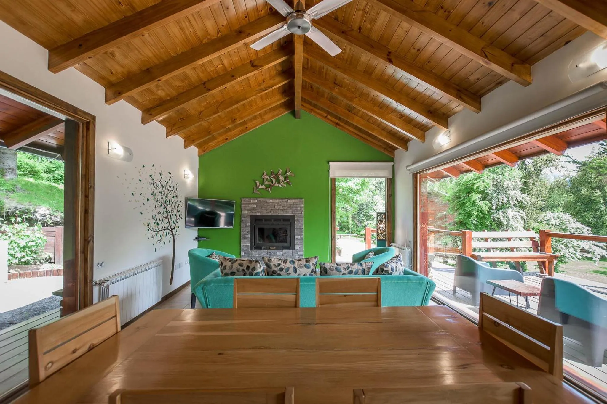 Living room in Solar Selvana - Casas de montaña