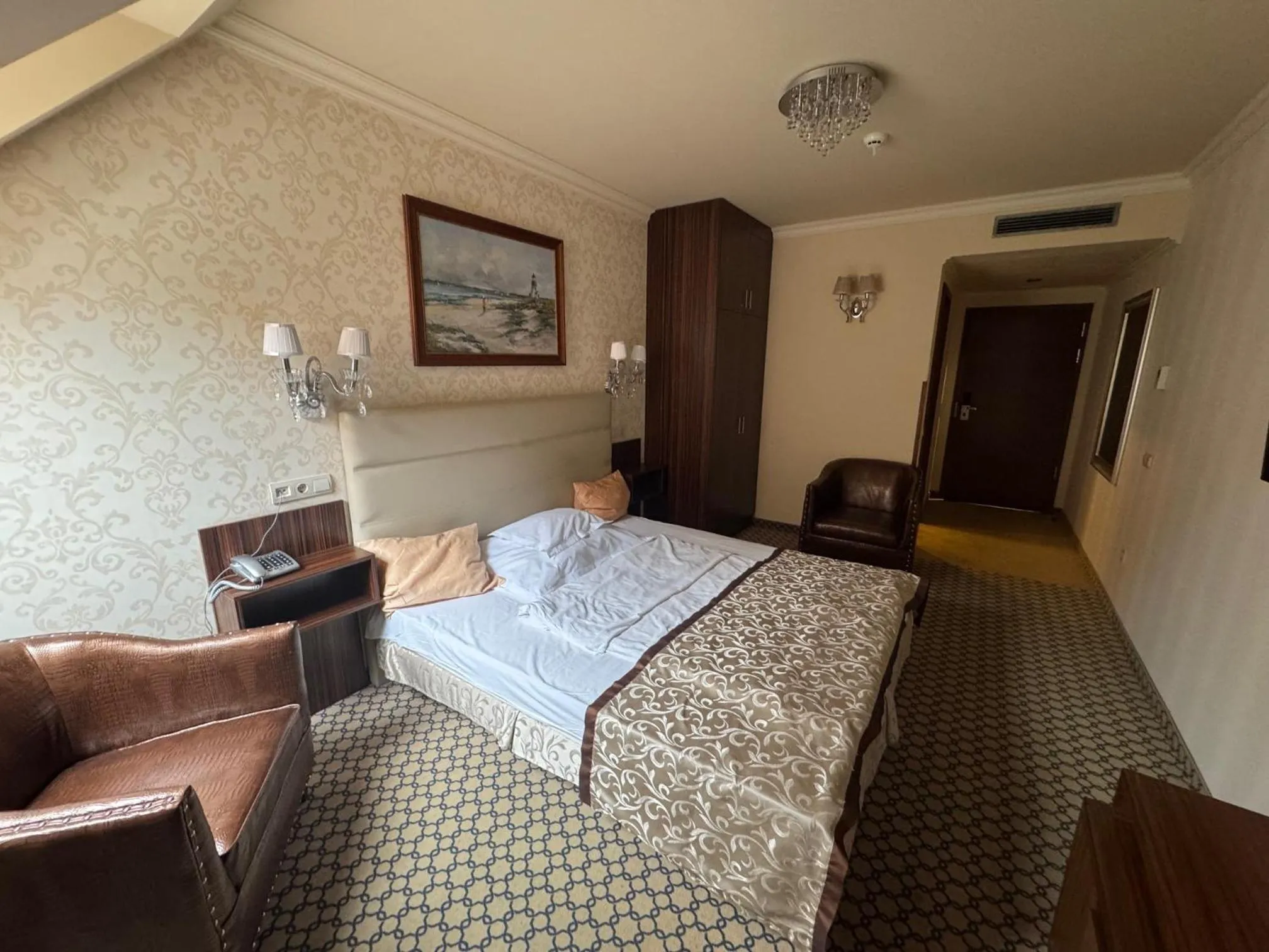 Bed in Hotel Capitulum