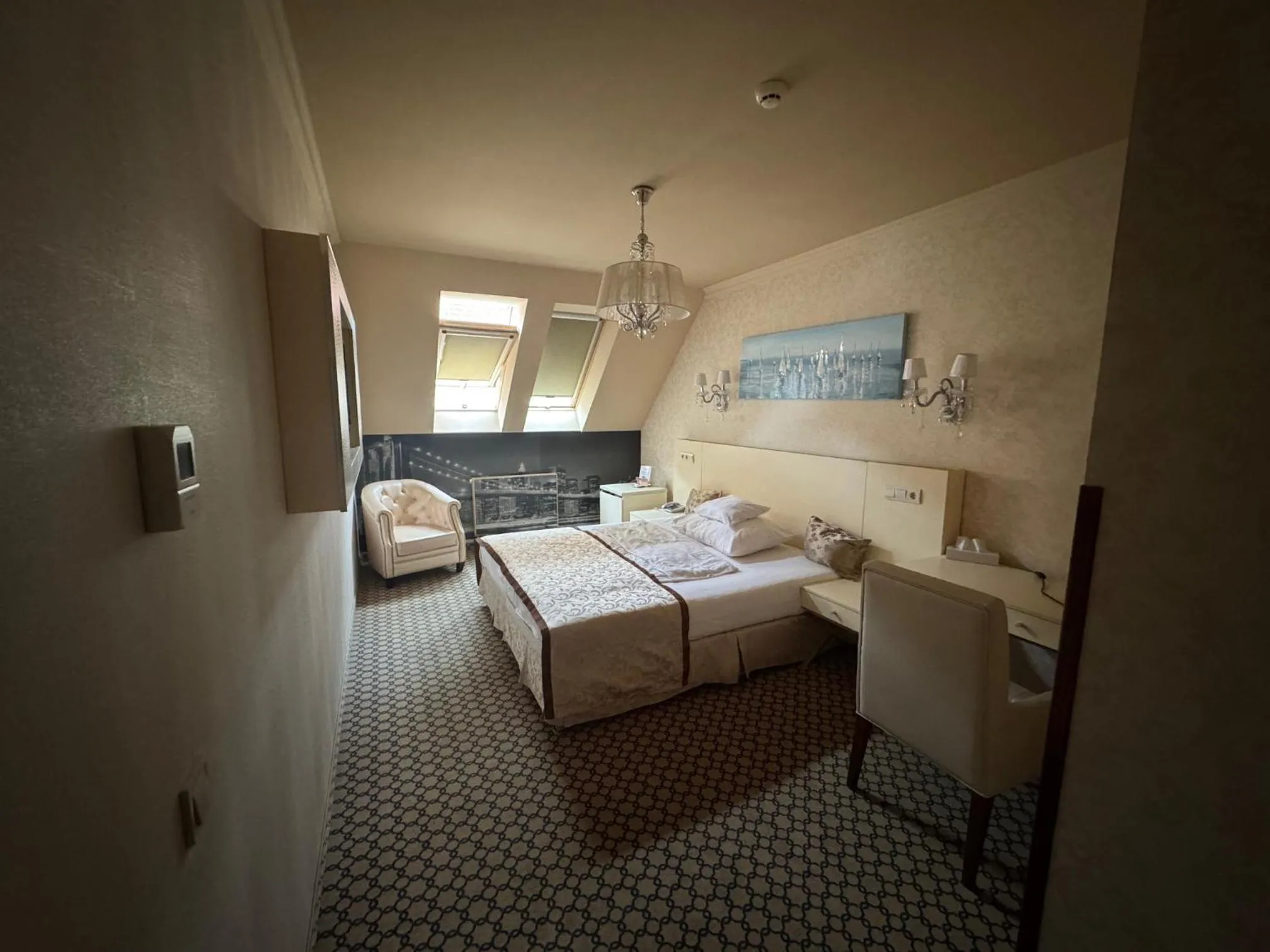 Bed in Hotel Capitulum