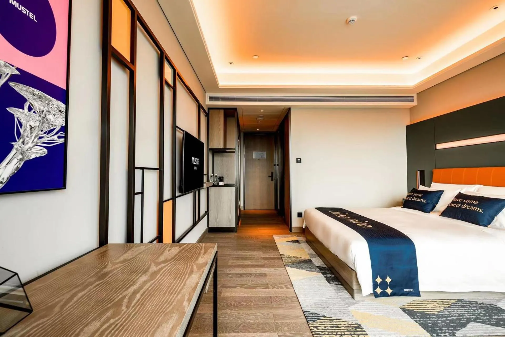 Photo of the whole room, Bed in Mustel Hotel Knowledge City Guangzhou