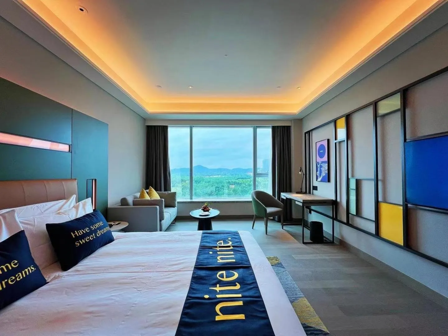 Photo of the whole room, Bed in Mustel Hotel Knowledge City Guangzhou