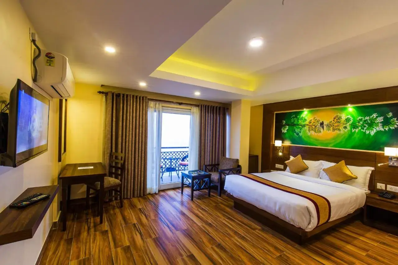 King Room with Mountain View - single occupancy in Himalaya Drishya Resort King Room with Mountain View - single occupancy in Himalaya Drishya Resort