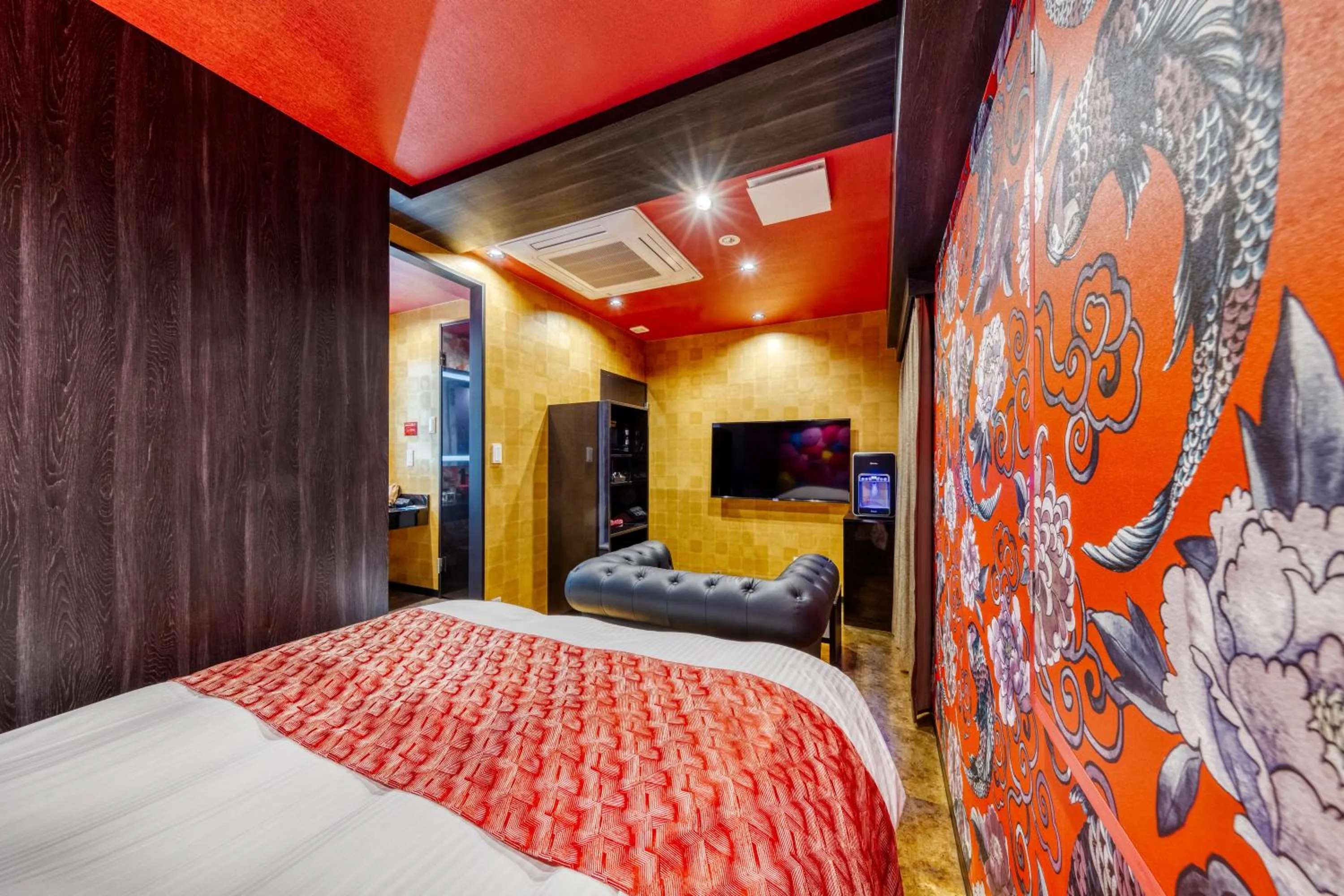 Bed in Hotel Lotus Umeda -Adult Only