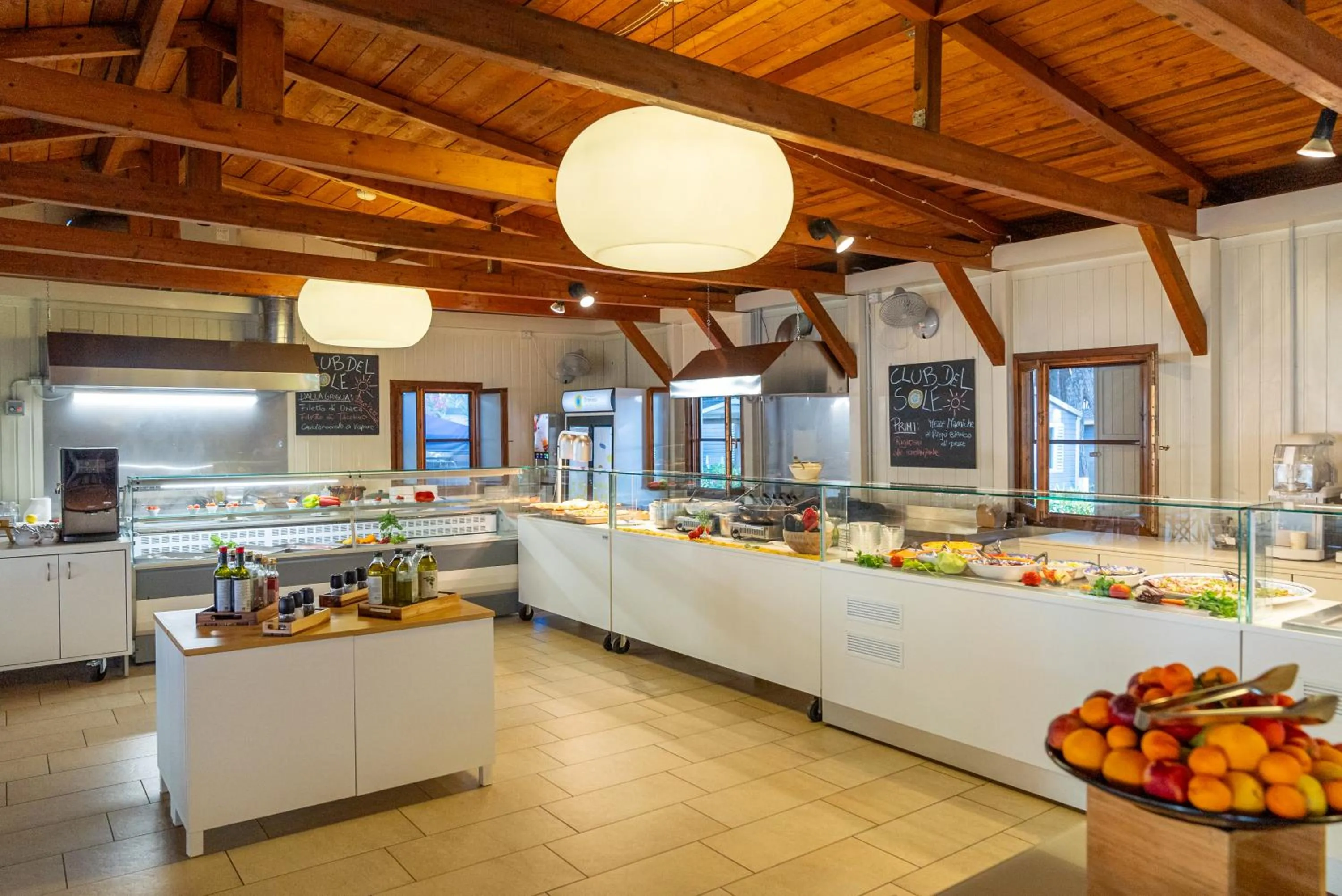 Buffet breakfast in Club del Sole Orbetello Family Collection