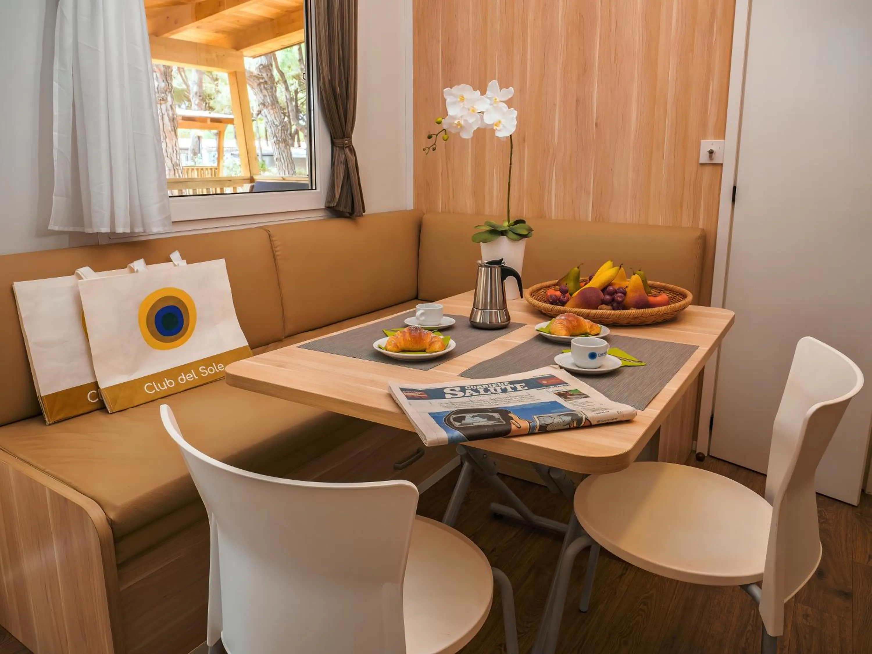 Living room in Club del Sole Orbetello Family Collection