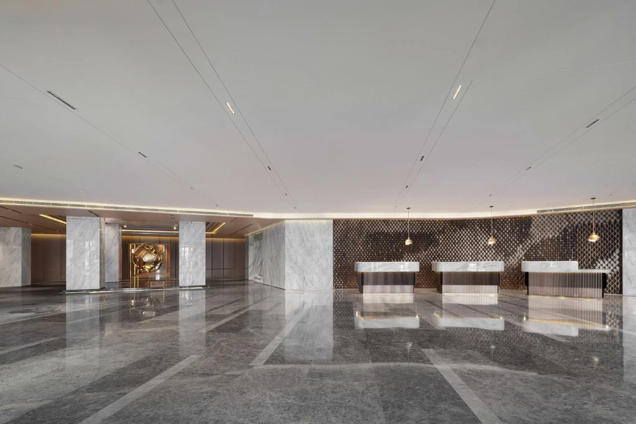 Property building in Holiday Inn Shanghai Huaxia by IHG - overlooking city scenery at Sky View Restaurant