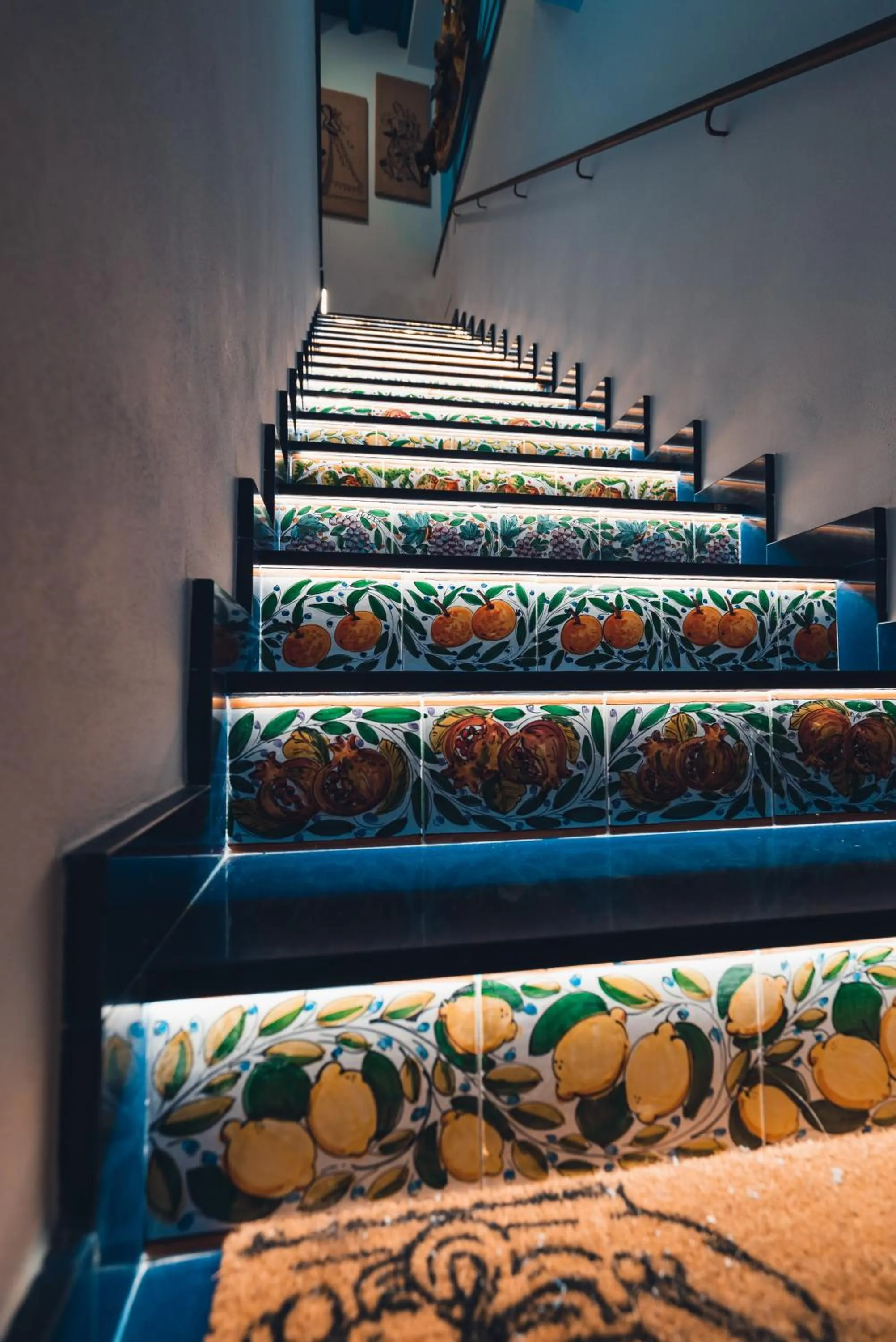 Decorative detail in macchia mediterranea