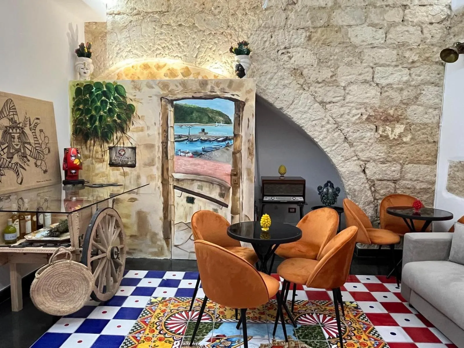 Evening entertainment in macchia mediterranea