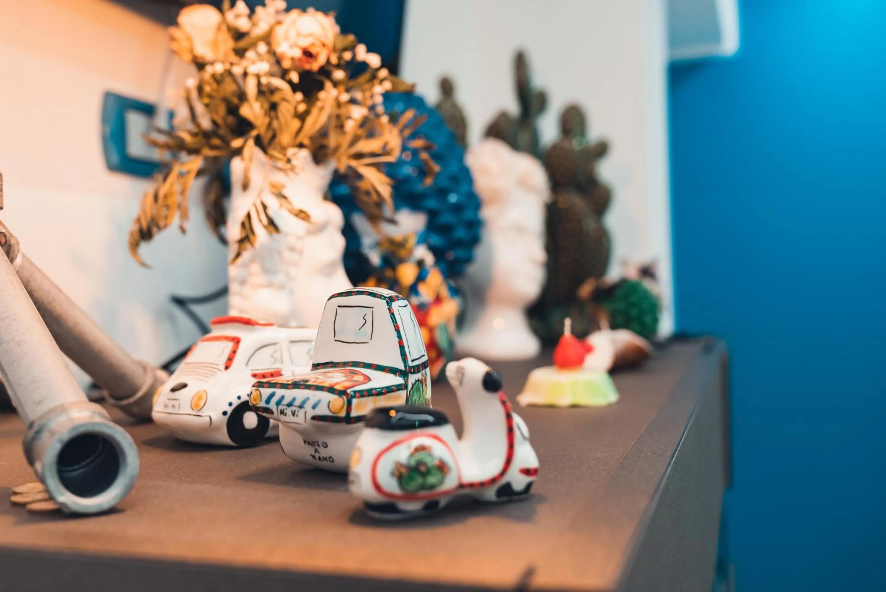 Decorative detail in macchia mediterranea