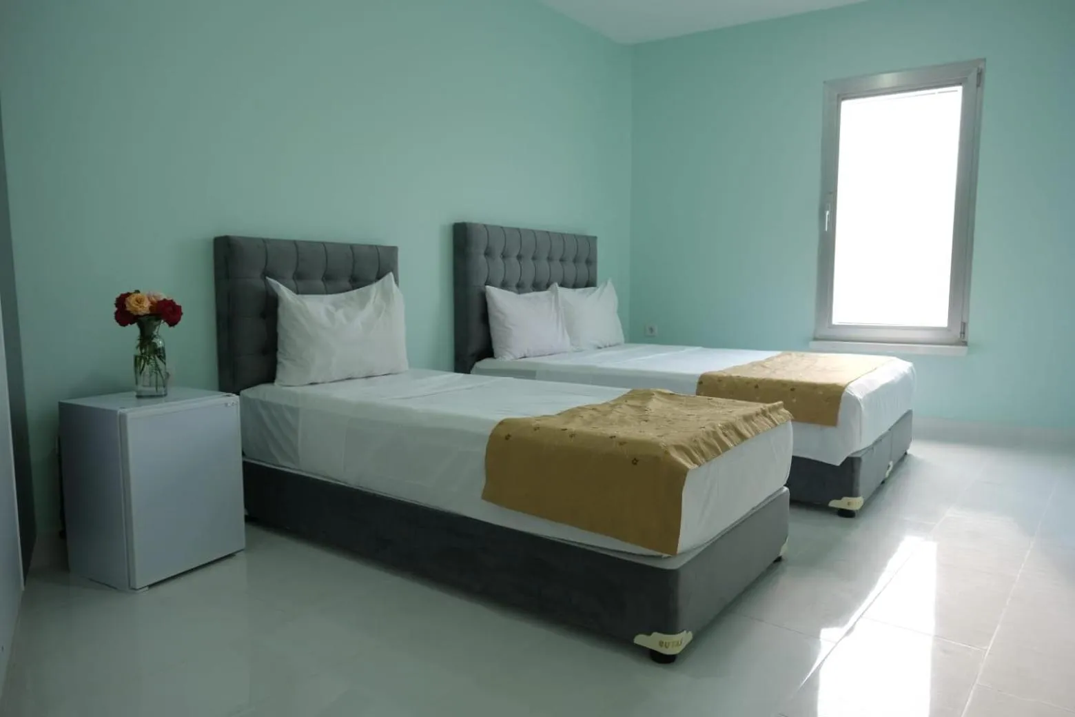 Bed in FOREST BLUE BEACH OTEL