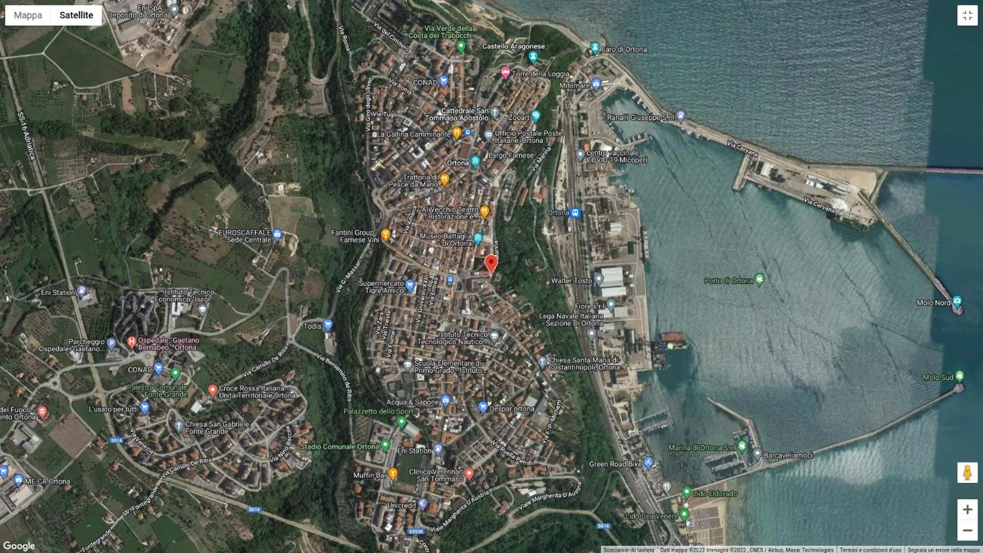 Bird's eye view in B&B Reale - Ortona