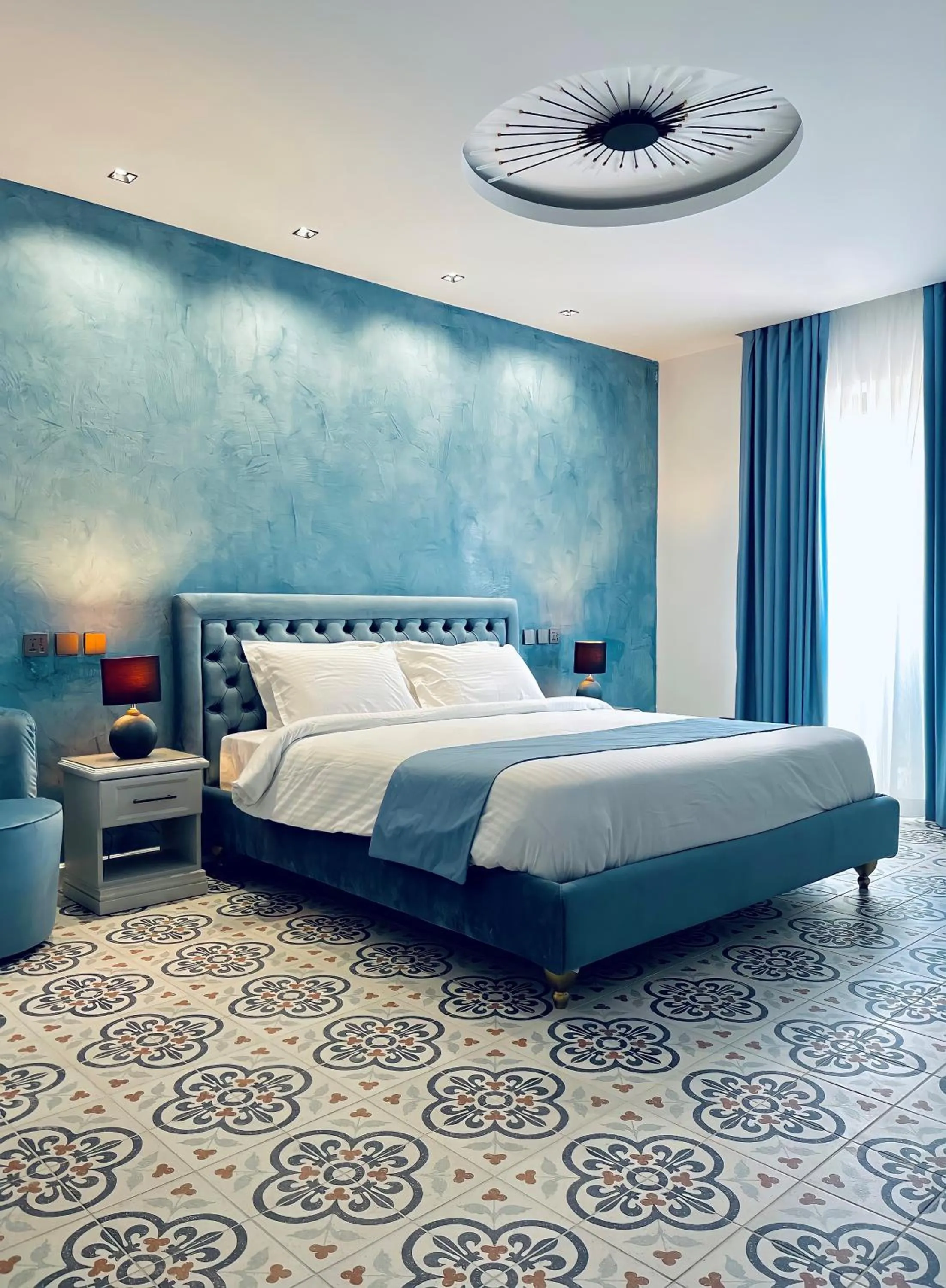 Decorative detail, Bed in Casa Reale Boutique Hotel