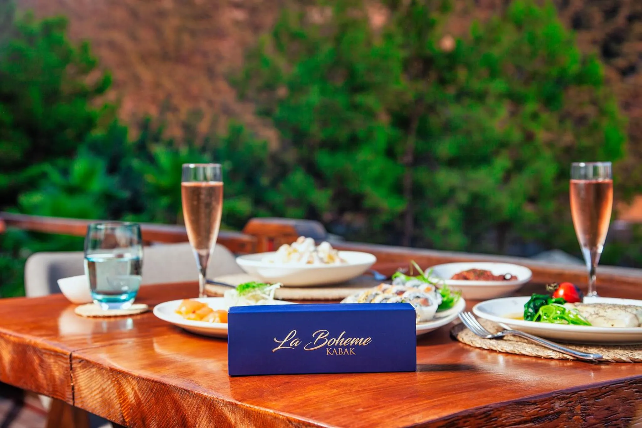 Food and drinks in La Boheme Kabak Adults Only