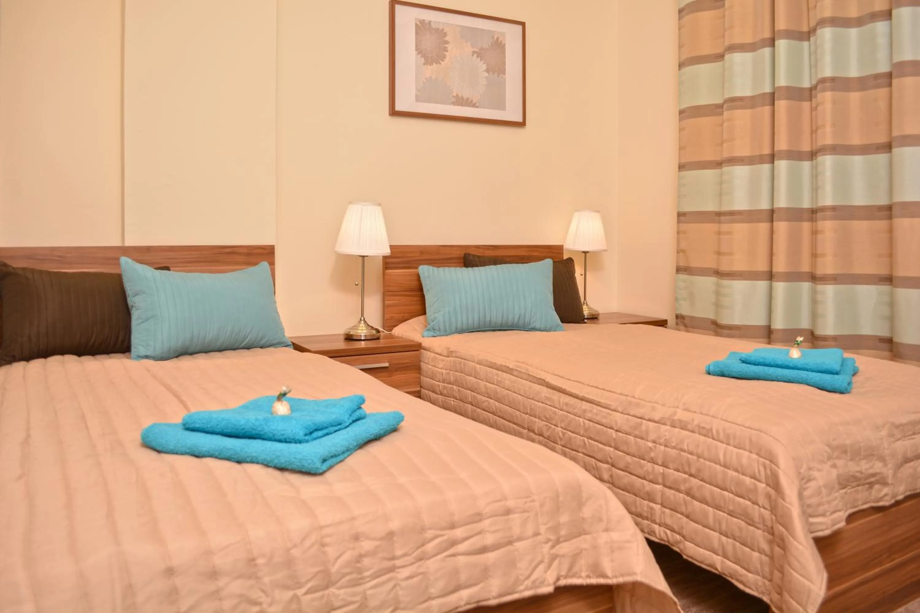 Bedroom in Airport Glossel Panzió