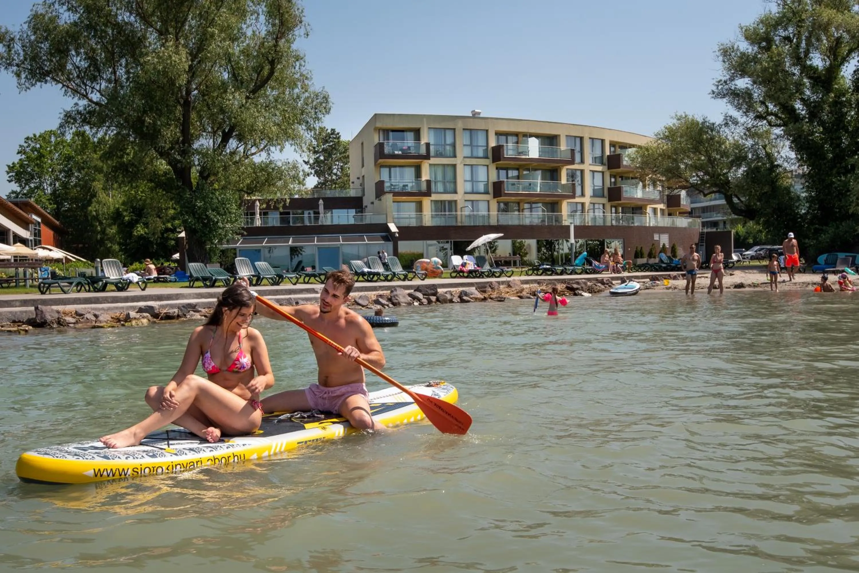 Property building in Hotel Azur Siofok