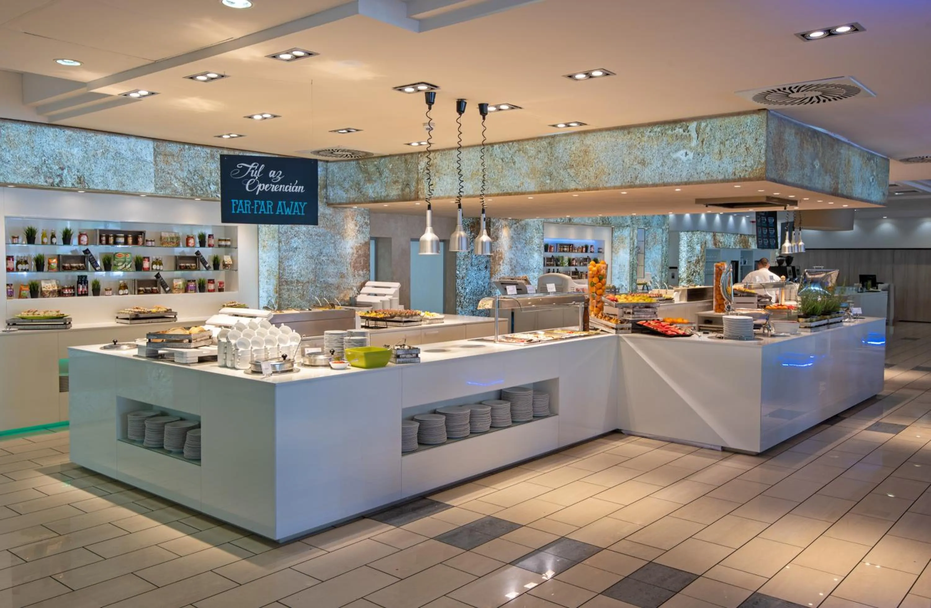 Restaurant/places to eat in Hotel Azur Siofok