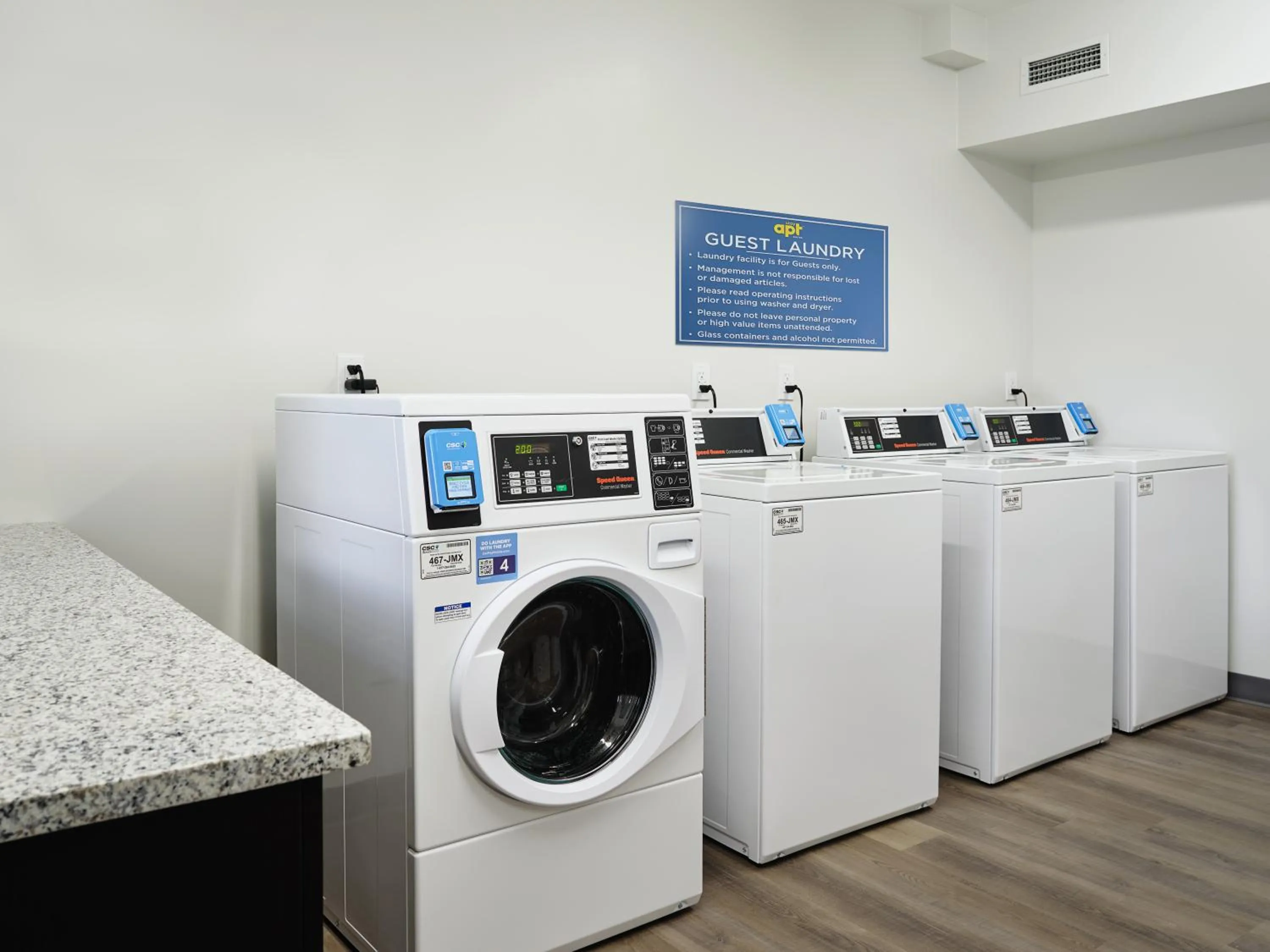 laundry in stayAPT Suites Greenville-Haywood Mall