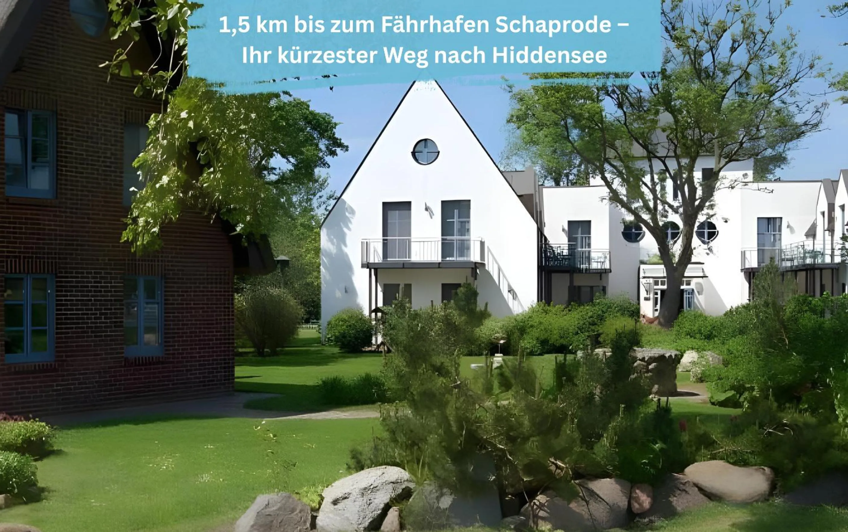 Property building in Hotel Rügenschmiede vis a vis Hiddensee