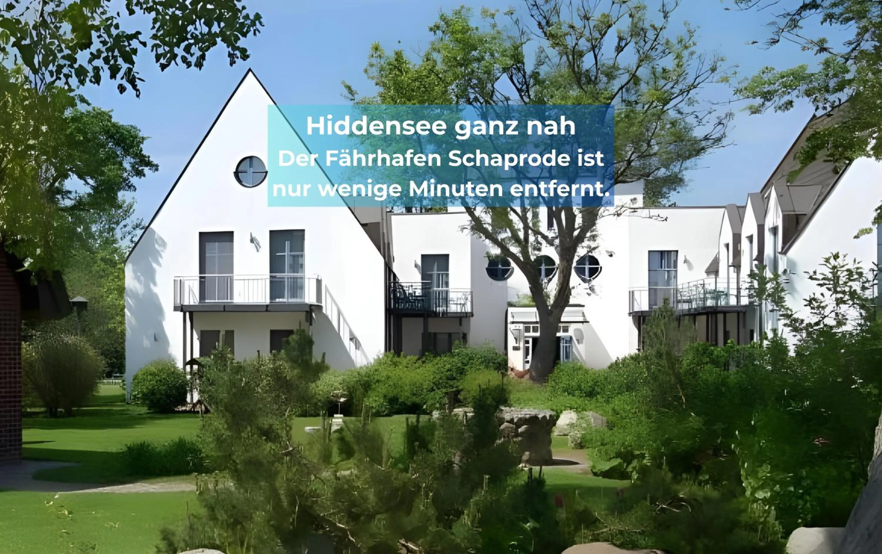 Property building in Hotel Rügenschmiede vis a vis Hiddensee