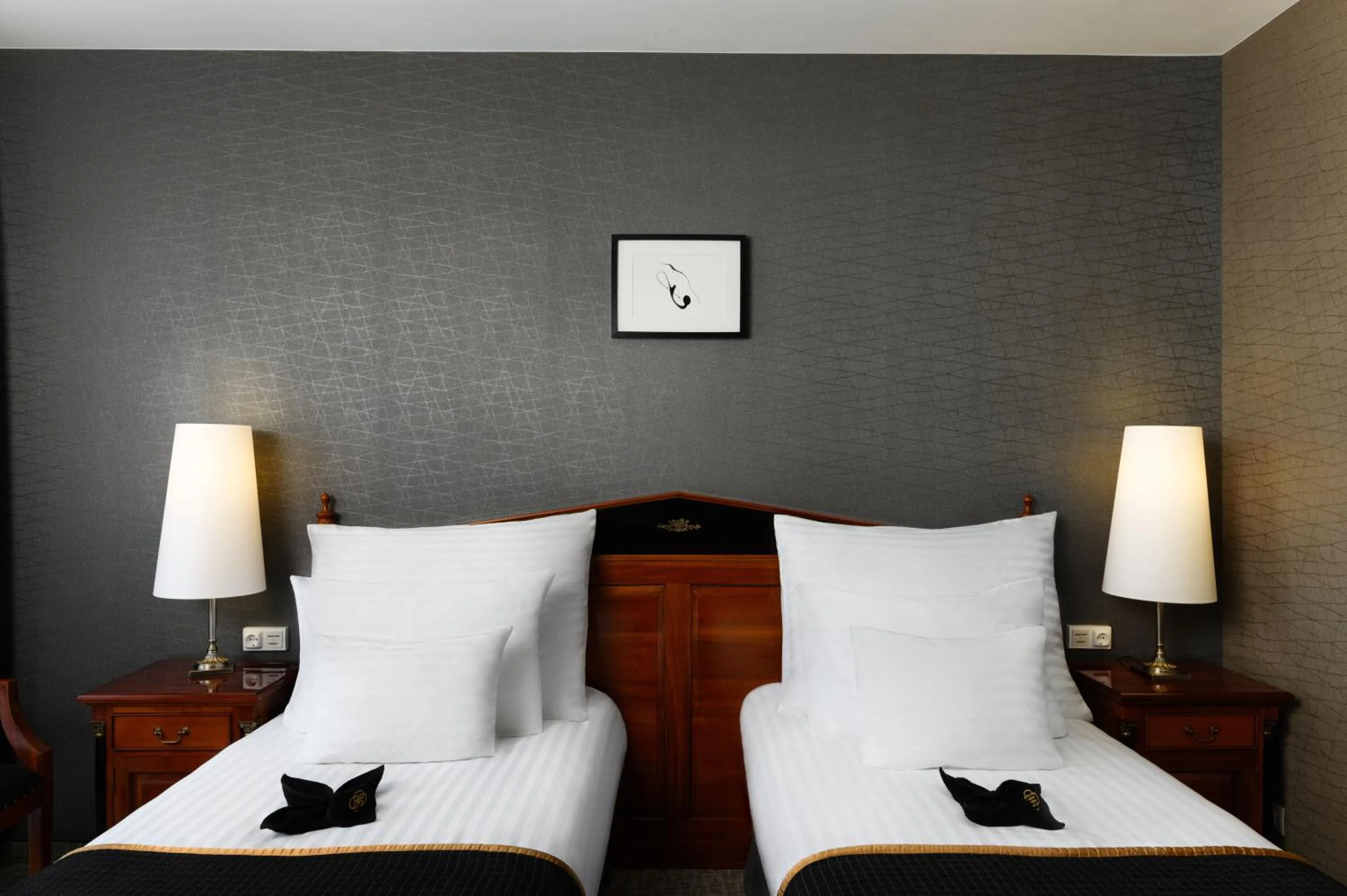 Bed in Hotel Divinus