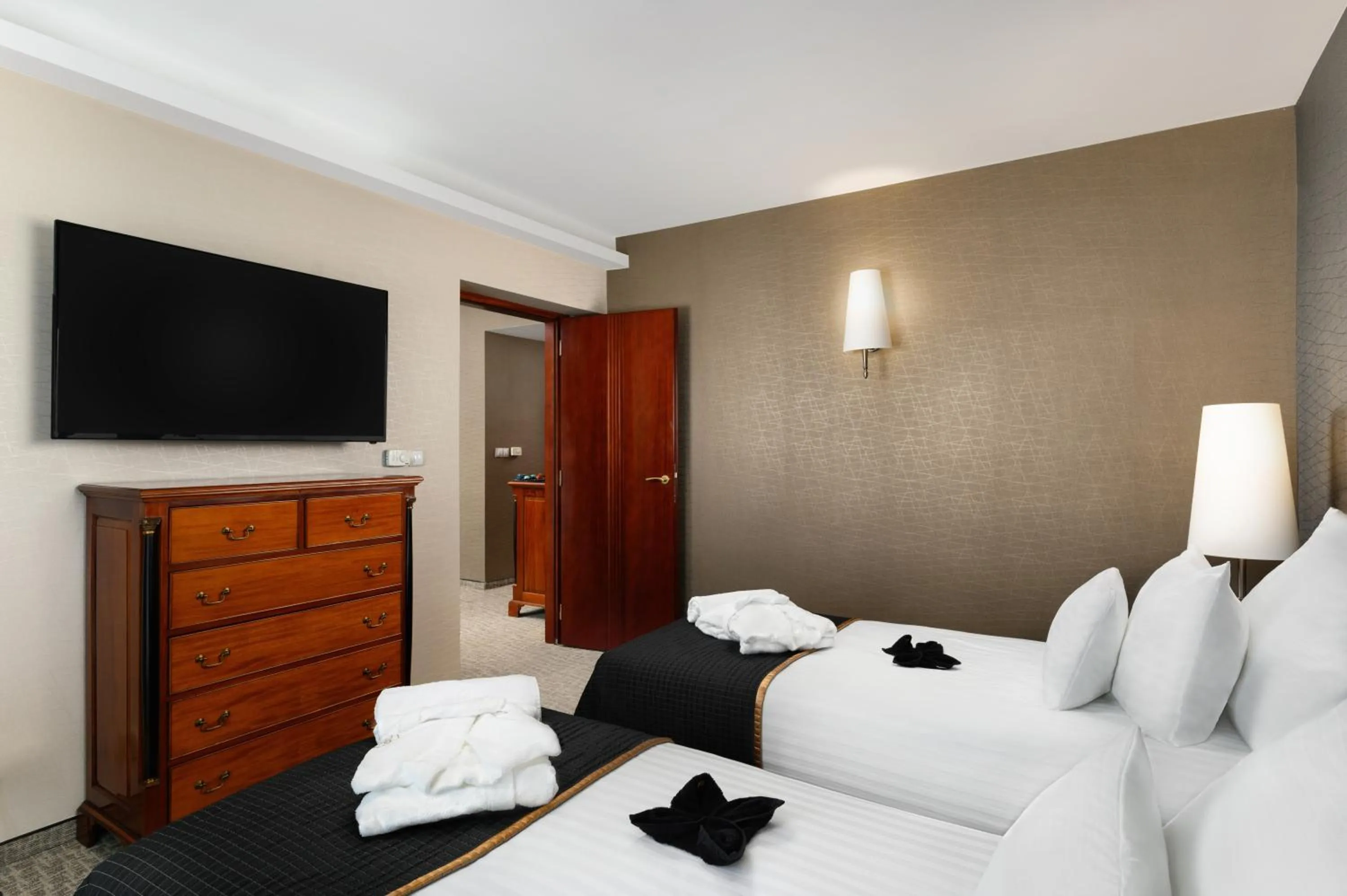 Bed in Hotel Divinus